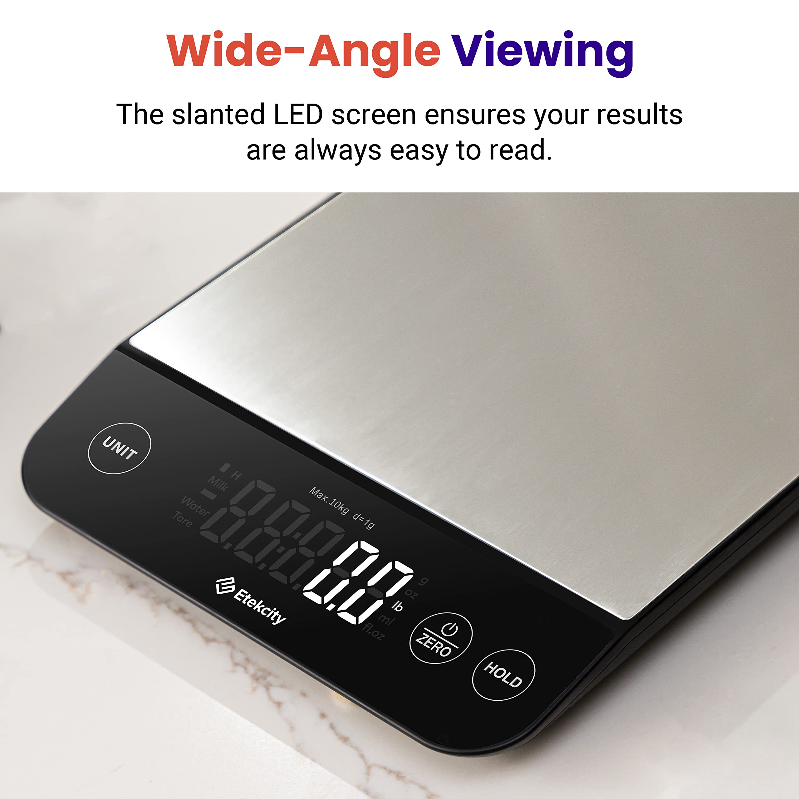 Etekcity Food Kitchen Scale, Digital Grams and Ounces, 11lb