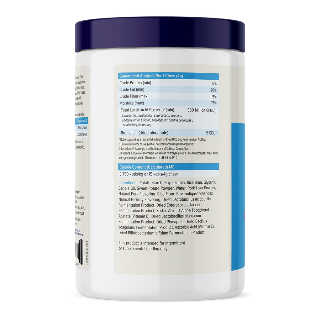 Vetnique Glandex Probiotics for Dogs Chews 30ct, Prebiotics & Enzymes