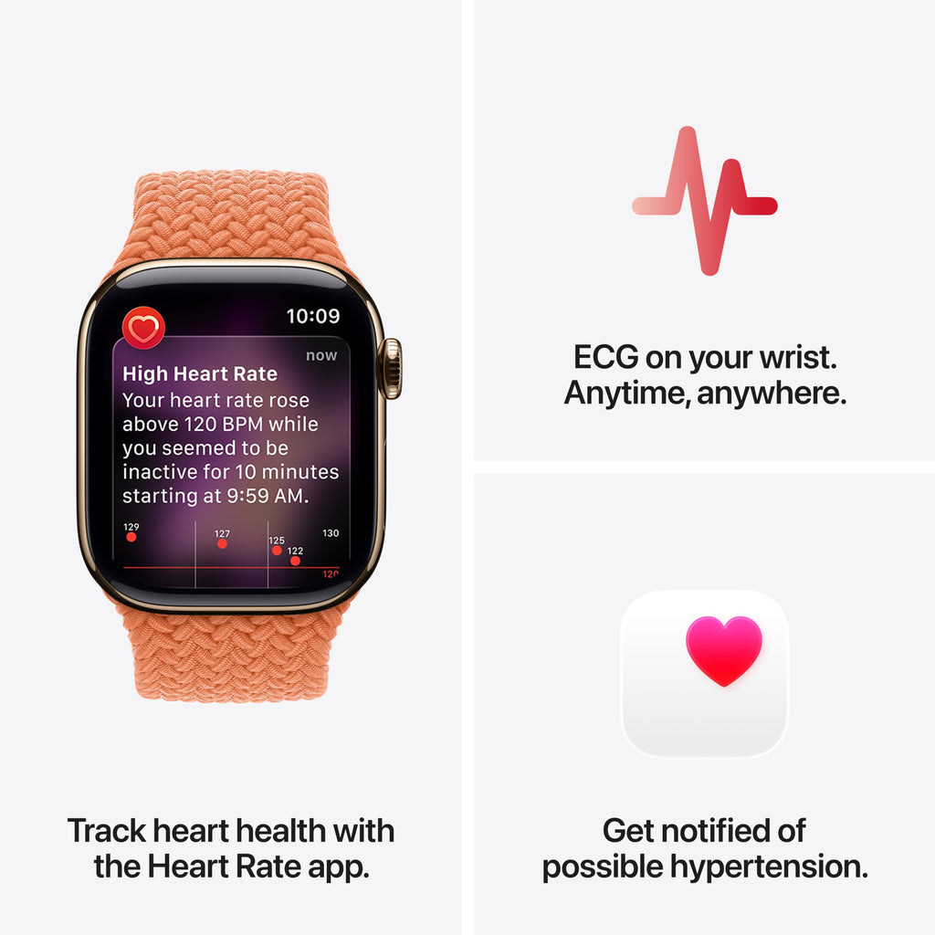 Apple Watch Series 11 [GPS 46mm] Smartwatch with Rose Gold Aluminum Case with Light Blush Sport Band - M/L. Sleep Score, Fitness Tracker, Health Monitoring, Always-On Display, Water Resistant