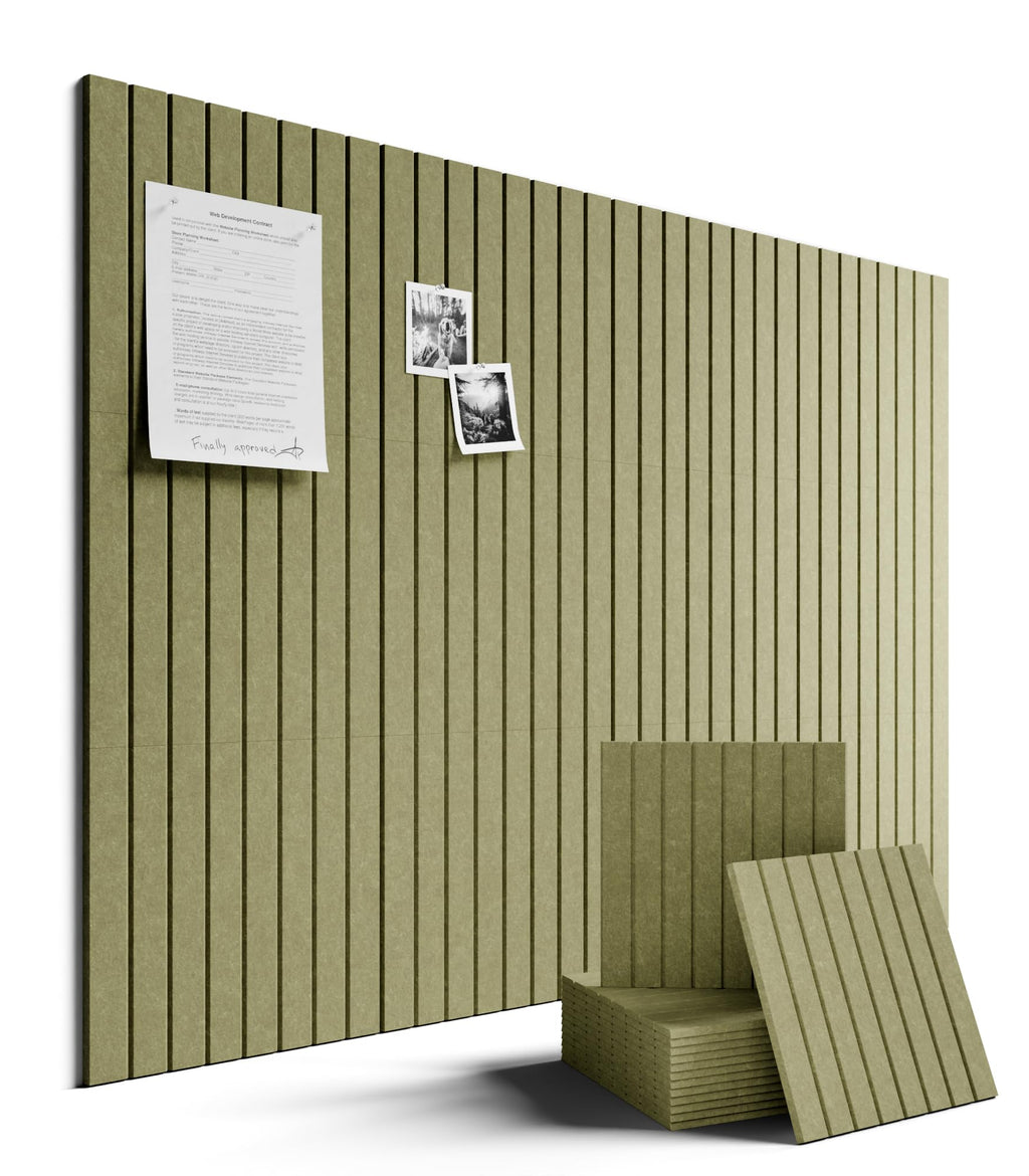 Fluxynara 48" x 36" Large Felt Bulletin Board, Oatmeal