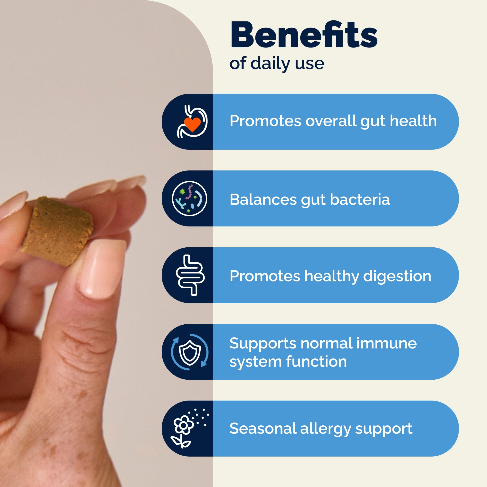 Vetnique Glandex Probiotics for Dogs Chews 30ct, Prebiotics & Enzymes
