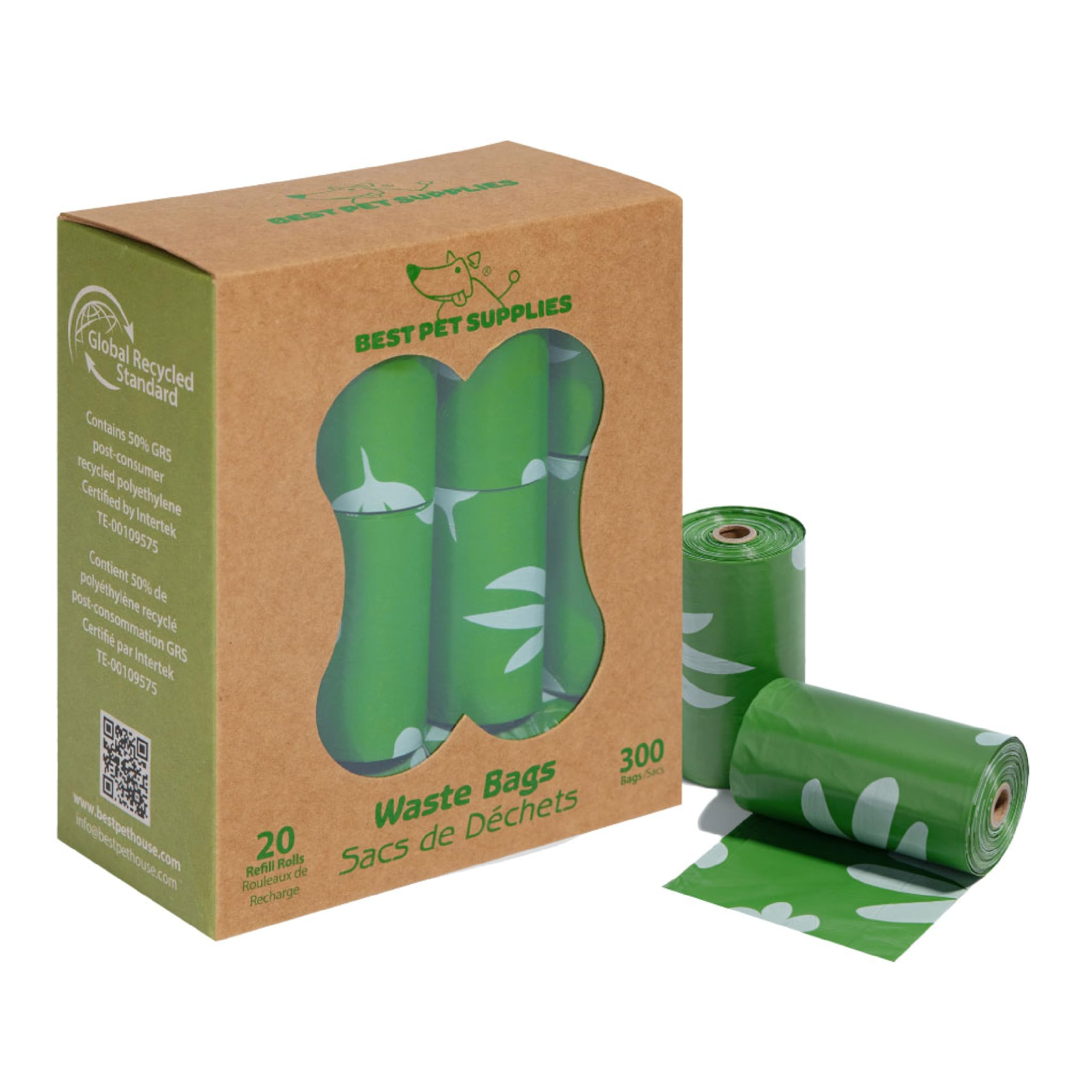 Best Pet Supplies Poop Bags for Dogs - Assorted Colors, 150 Count