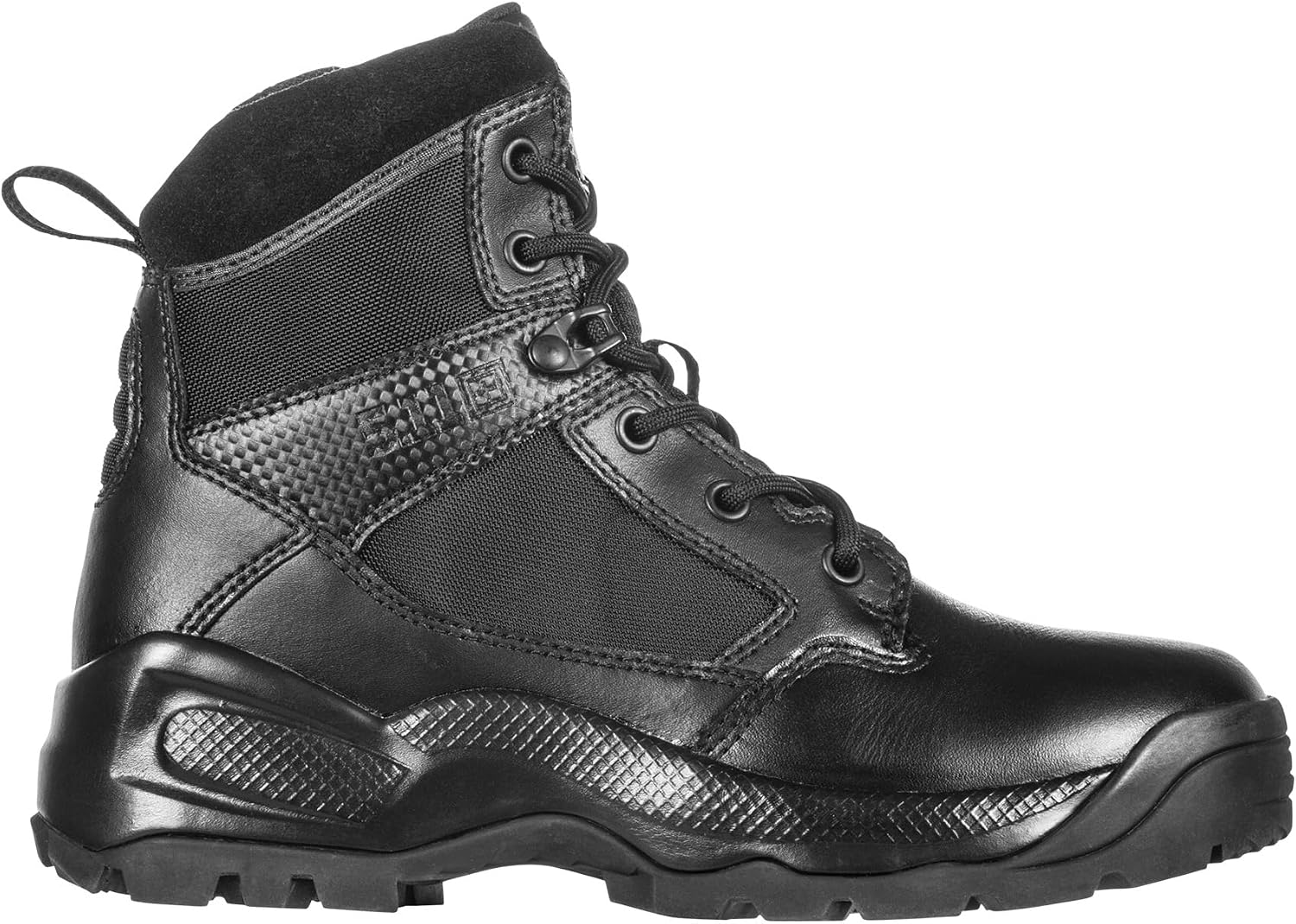 5.11 Tactical Womens ATAC 2.0 8-Inch Side Zip Professional Work Boot, Black