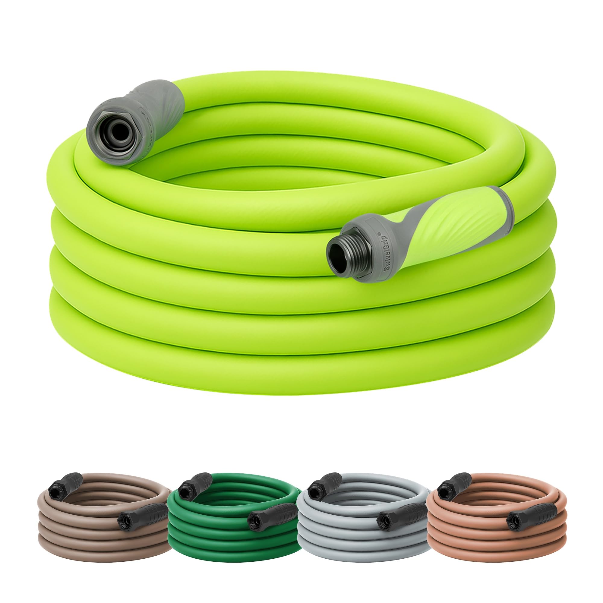 Flexzilla Garden Hose 5/8 in. x 100 ft., Lightweight All-Weather Water Hose, Durable and Flexible, Leak-Free Connections