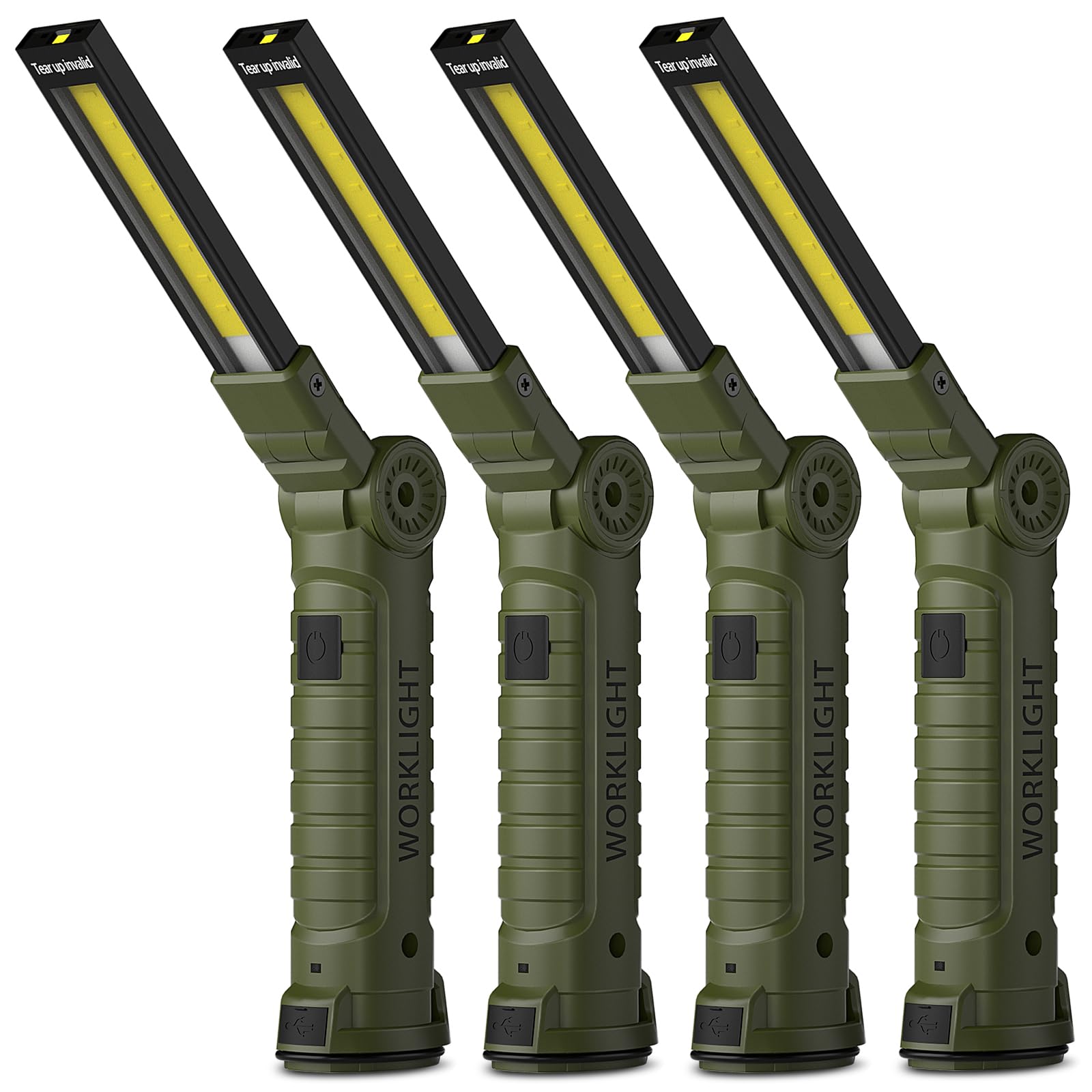 Coquimbo 2 Pack Rechargeable Work Light, Christmas Tool Gifts for Men Dad