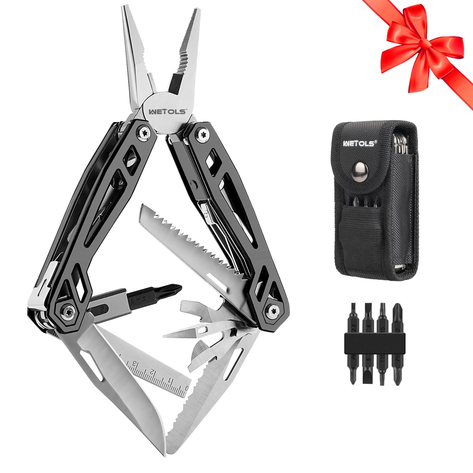 Multitool with Pocket Knife, Birthday Gifts for Men Women Mom Dad
