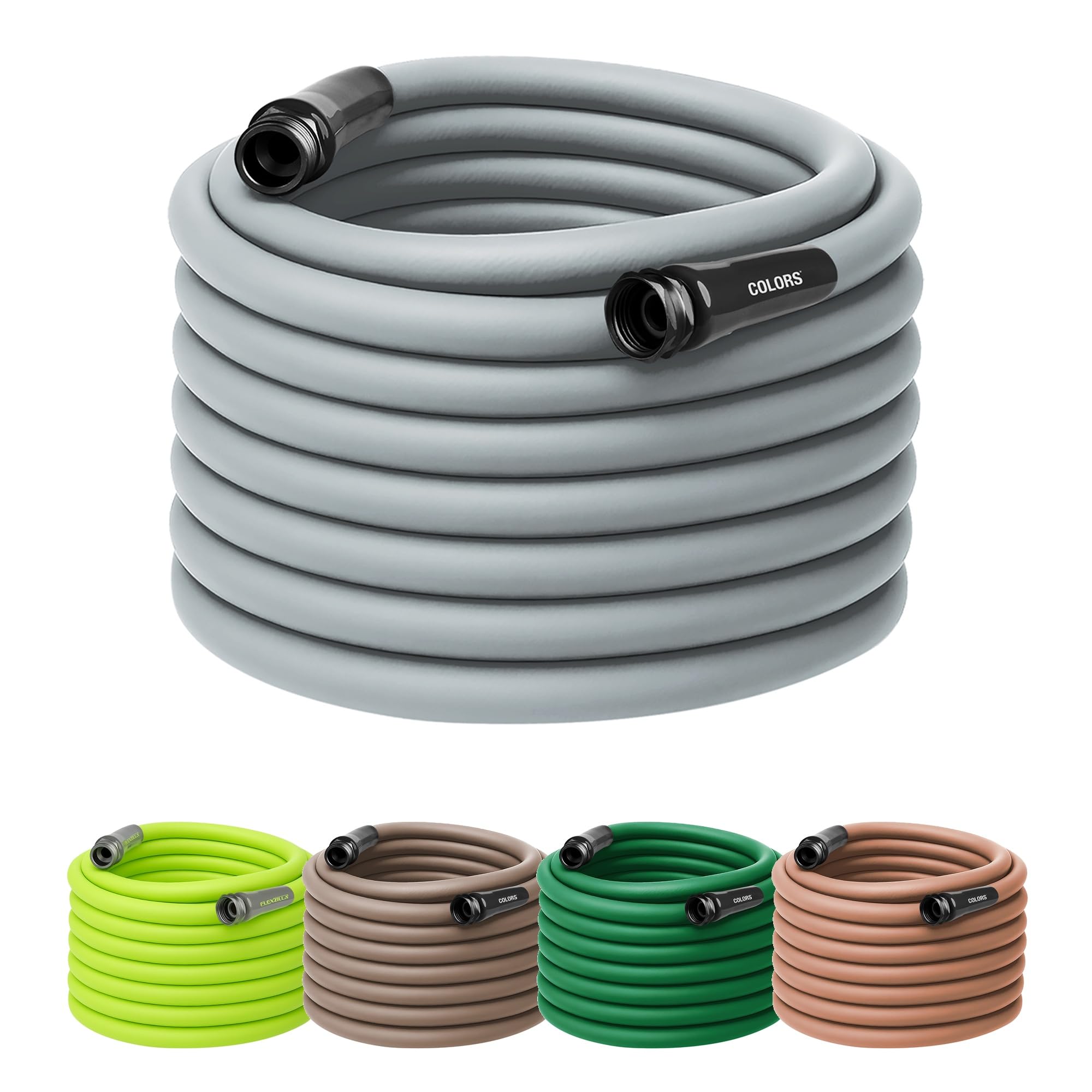 Flexzilla Garden Hose 5/8 in. x 100 ft., Lightweight All-Weather Water Hose, Durable and Flexible, Leak-Free Connections