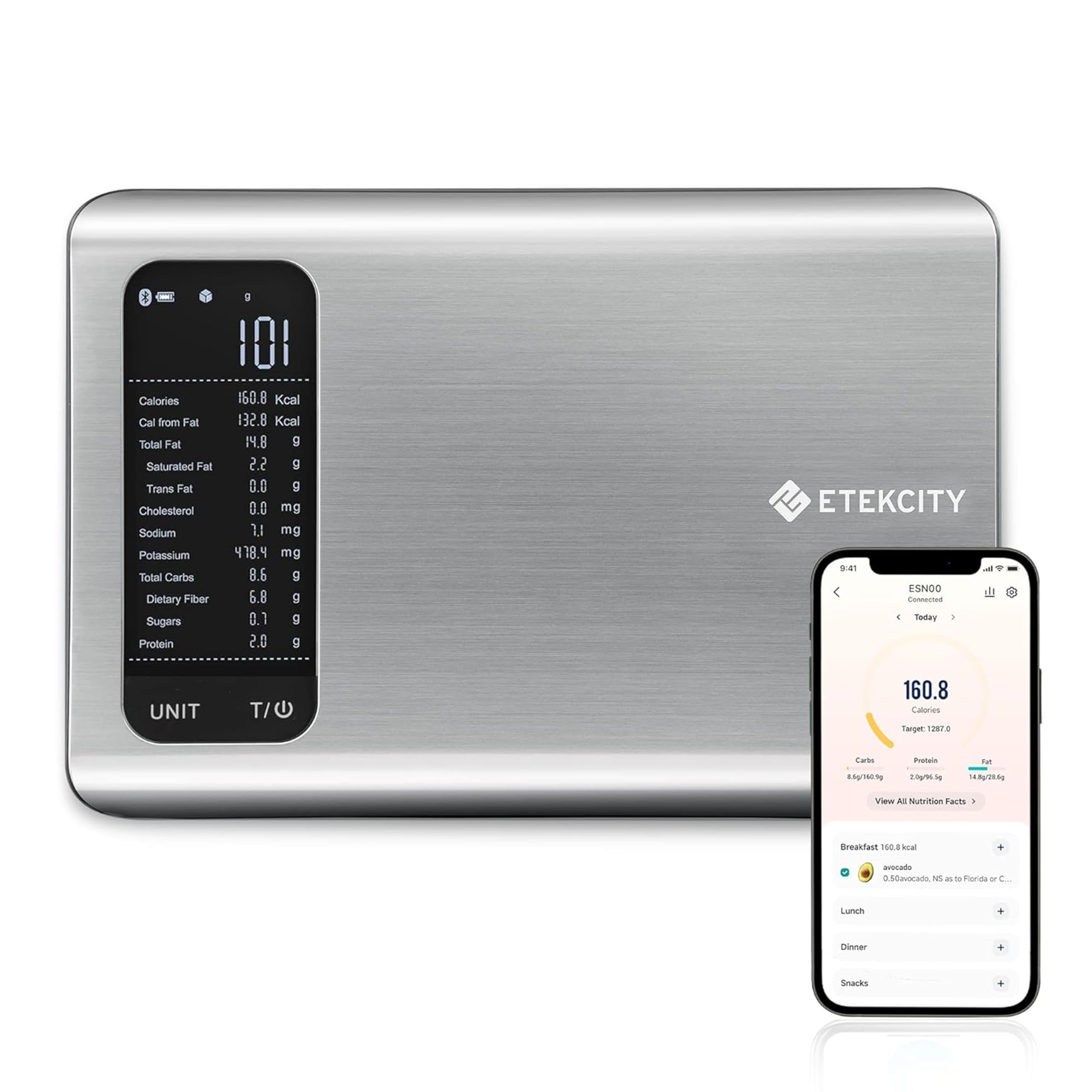 Etekcity Food Kitchen Scale, Digital Grams and Ounces, 11lb