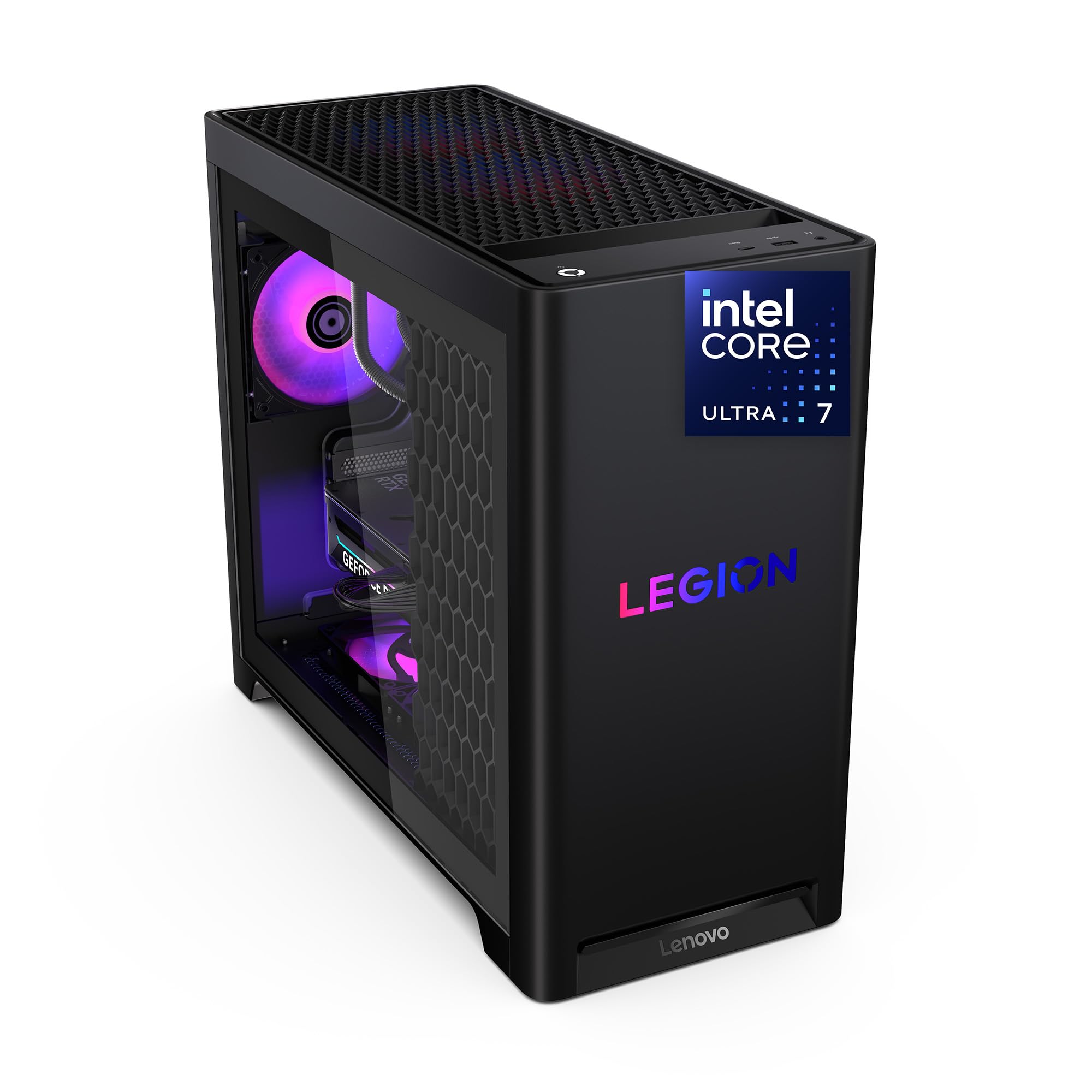Lenovo Legion Tower 5i – AI-Powered Gaming PC - Intel® Core Ultra 7 265F Processor – NVIDIA® GeForce RTX™ 5070 Ti Graphics – 32 GB Memory – 1 TB Storage – 3 Months of PC GamePass