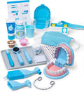 Melissa & Doug Super Smile Dentist Play Set, 25-Piece Dentist Kit with Oversized Teeth, Large Tools & Accessories, Kids Toys for Girls & Boys 3+