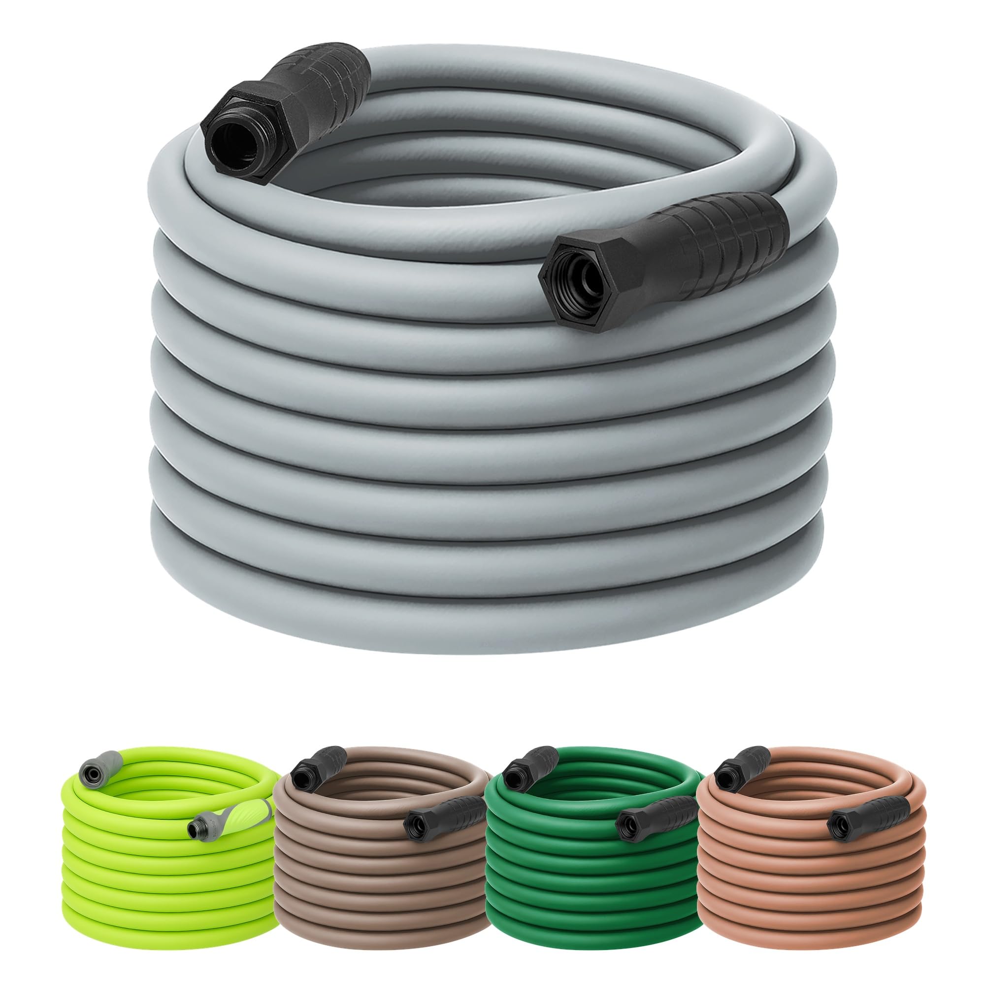 Flexzilla Garden Hose 5/8 in. x 100 ft., Lightweight All-Weather Water Hose, Durable and Flexible, Leak-Free Connections