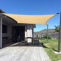 SUNNY GUARD 10' x 13' Rectangle Shade Sail 95% UV Block Outdoor Canopy