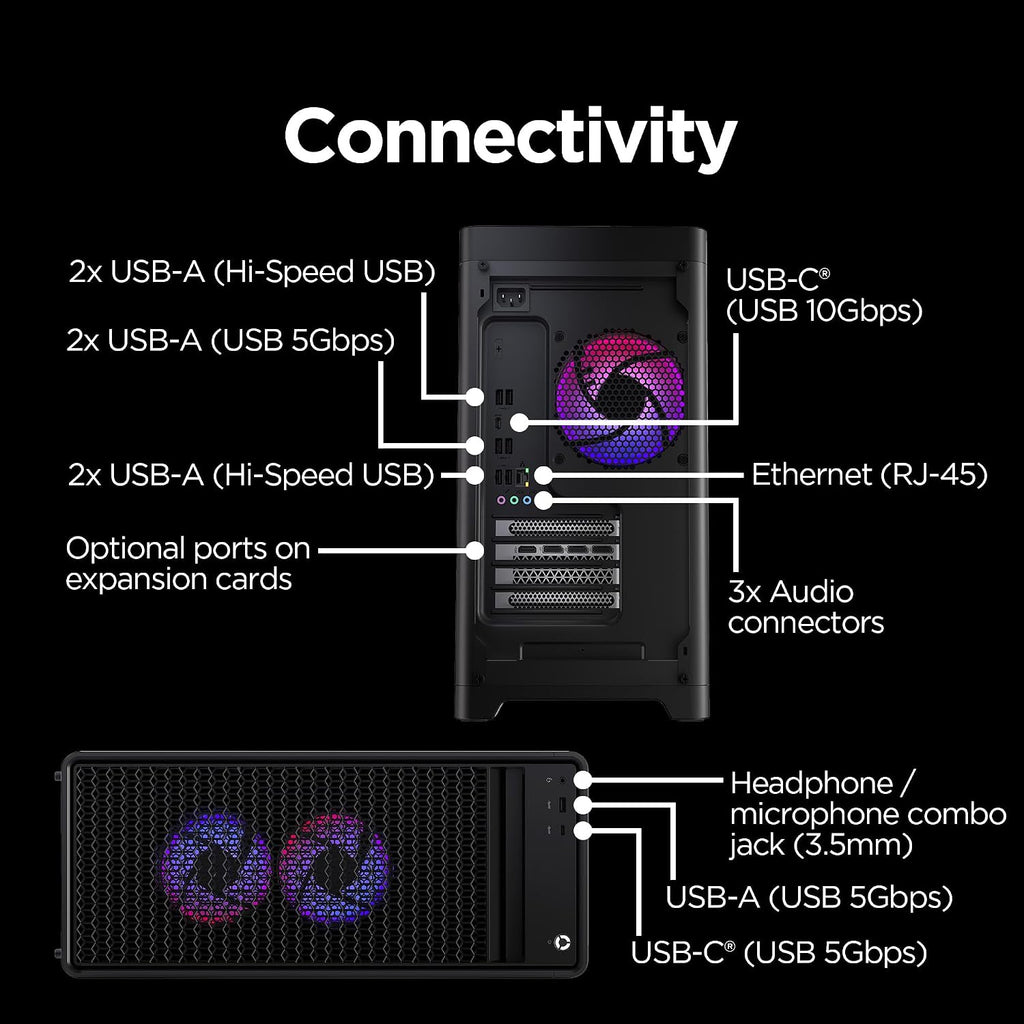 Lenovo Legion Tower 5i – AI-Powered Gaming PC - Intel® Core Ultra 7 265F Processor – NVIDIA® GeForce RTX™ 5070 Ti Graphics – 32 GB Memory – 1 TB Storage – 3 Months of PC GamePass