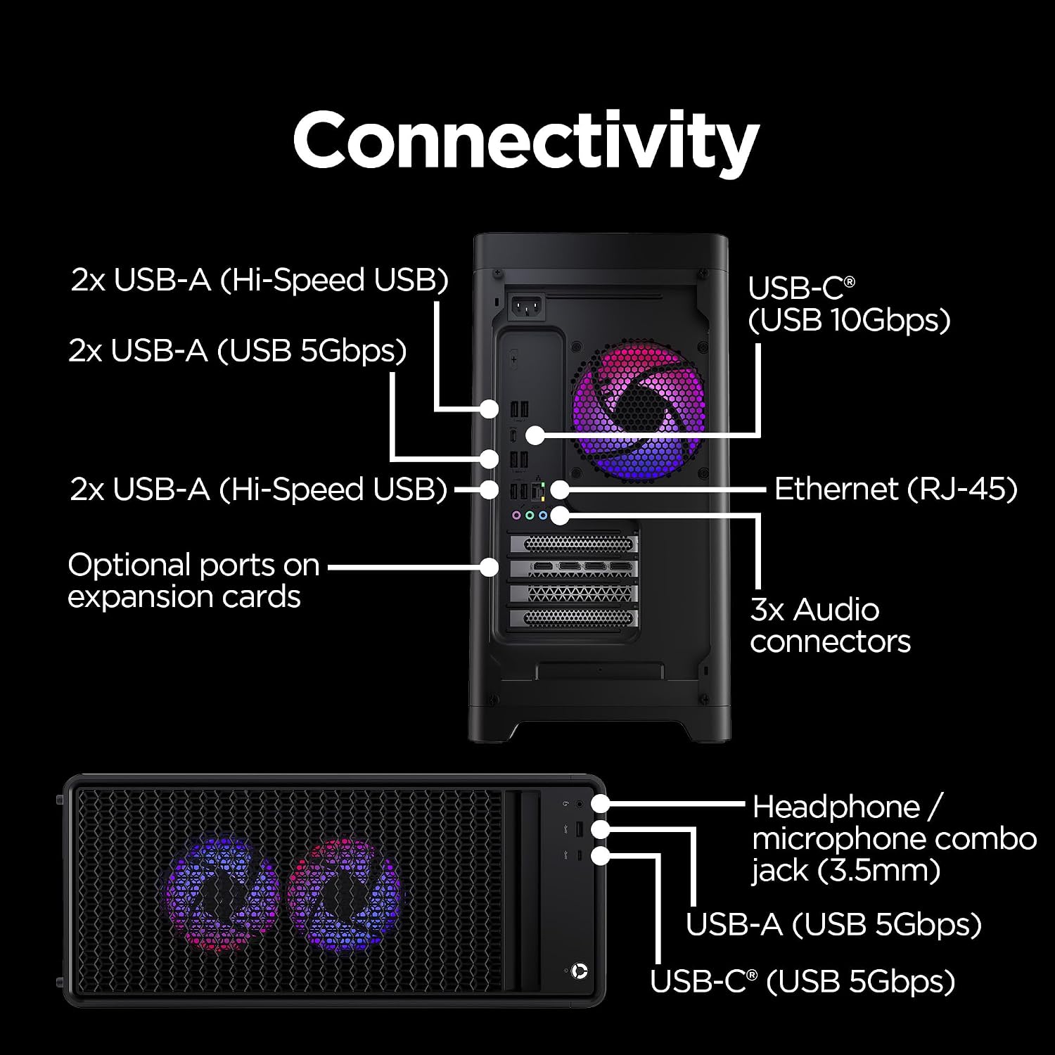 Lenovo Legion Tower 5i – AI-Powered Gaming PC - Intel® Core Ultra 7 265F Processor – NVIDIA® GeForce RTX™ 5070 Ti Graphics – 32 GB Memory – 1 TB Storage – 3 Months of PC GamePass