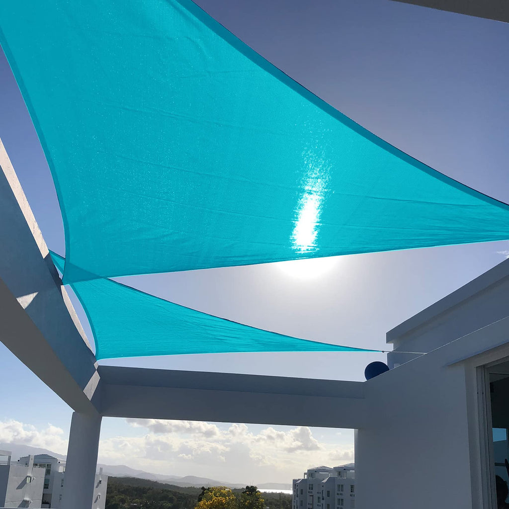 SUNNY GUARD 10' x 13' Rectangle Shade Sail 95% UV Block Outdoor Canopy