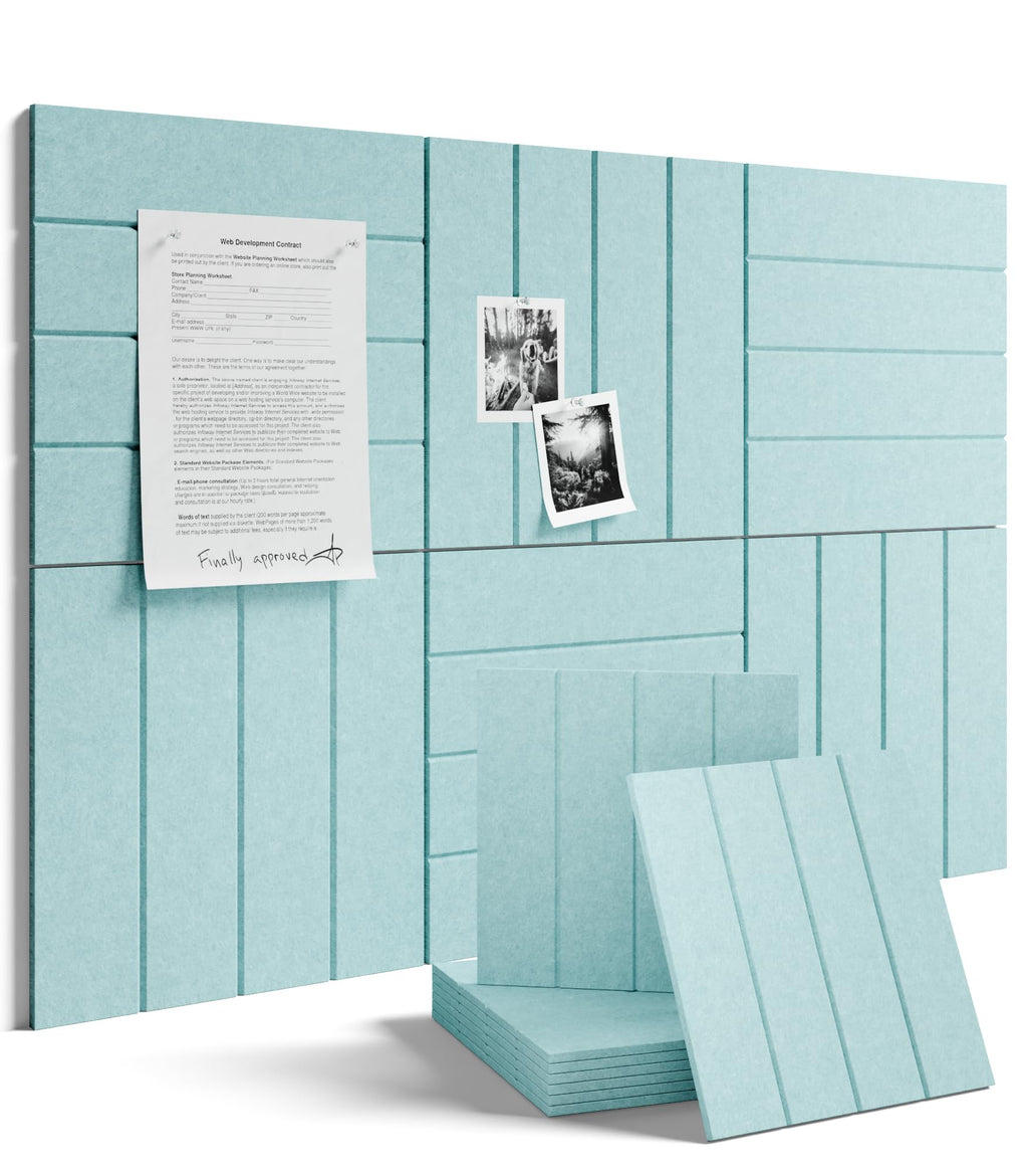 Fluxynara 48" x 36" Large Felt Bulletin Board, Oatmeal