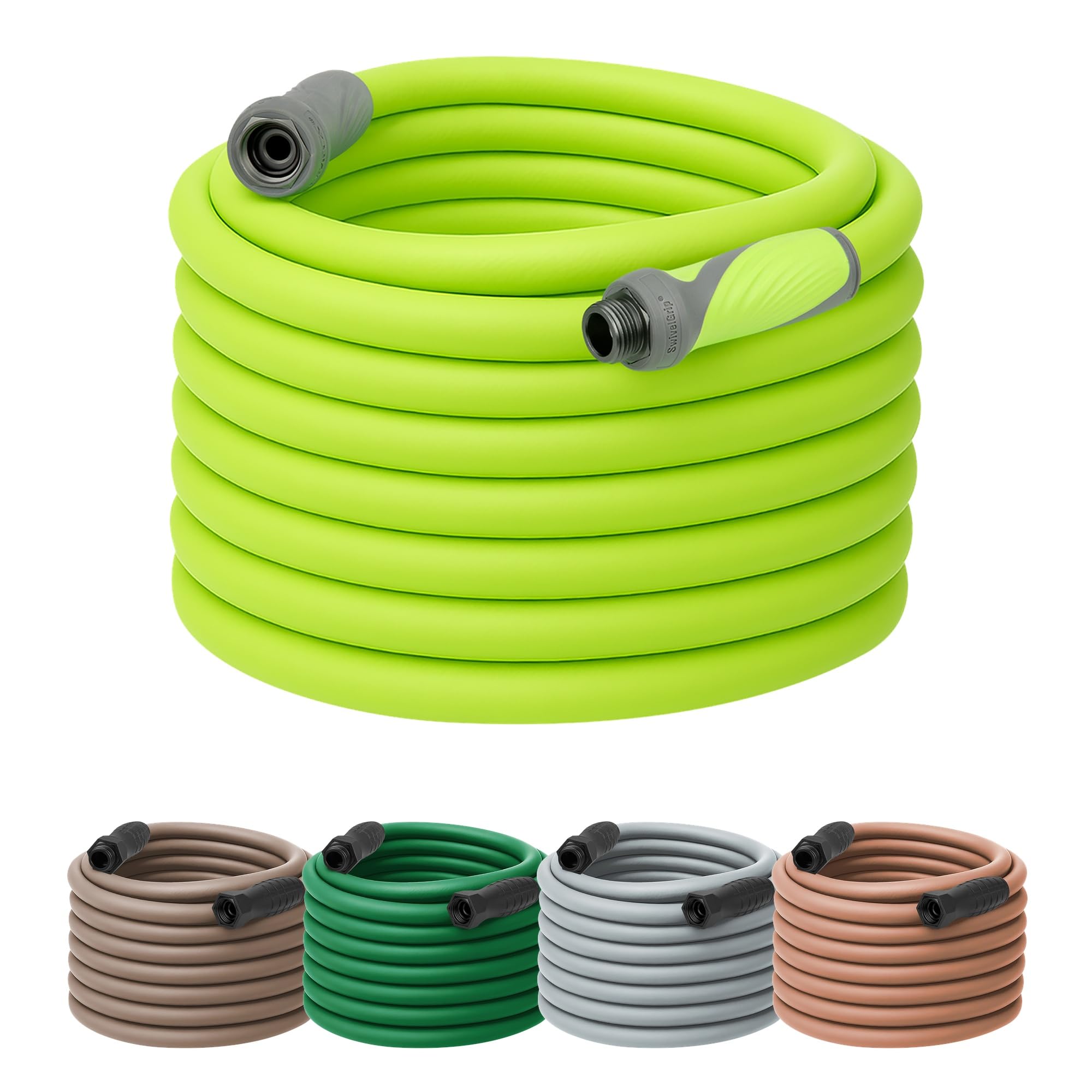 Flexzilla Garden Hose 5/8 in. x 100 ft., Lightweight All-Weather Water Hose, Durable and Flexible, Leak-Free Connections