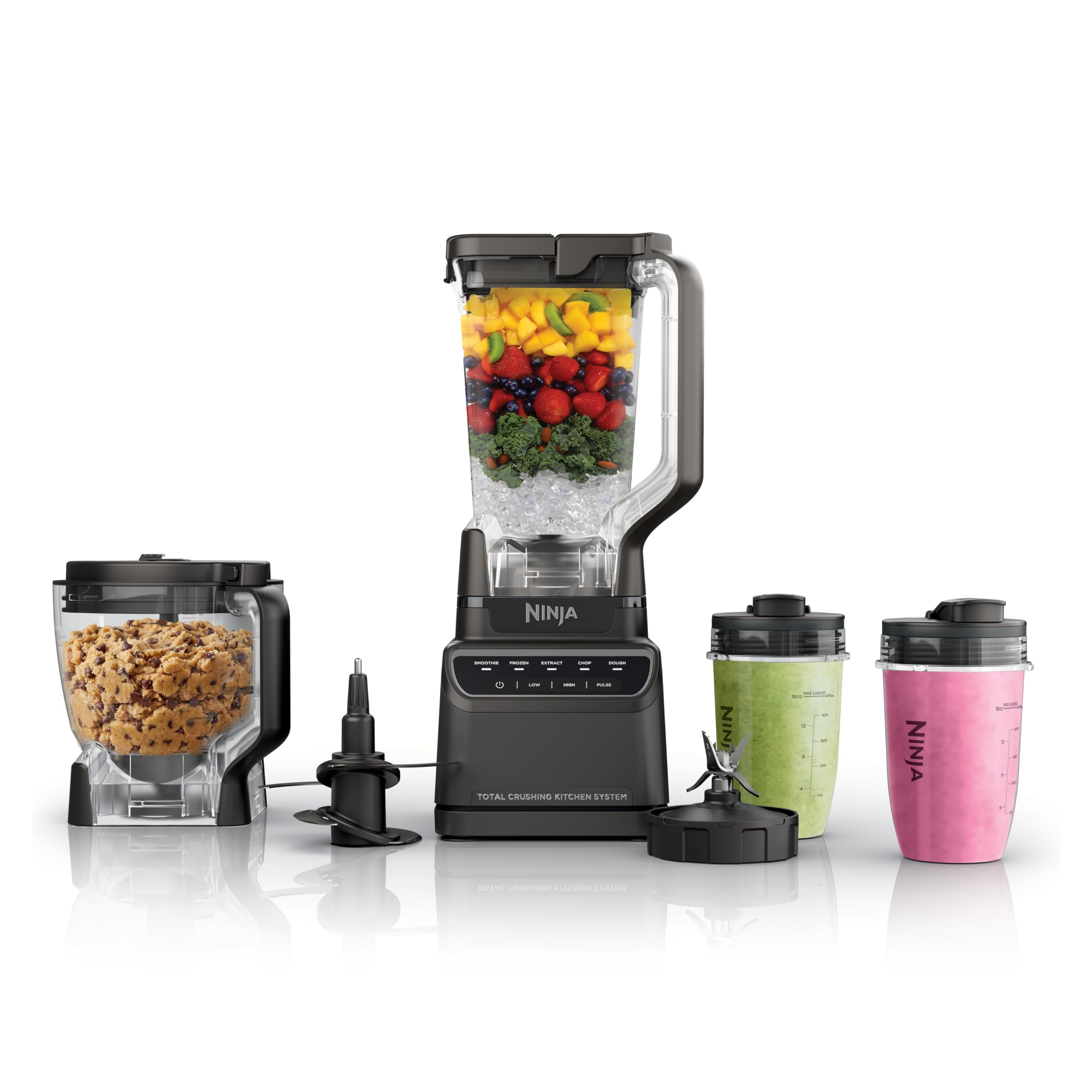 Ninja Mega Kitchen System, 1500W, 72oz Pitcher, 8-Cup, Black, BL770