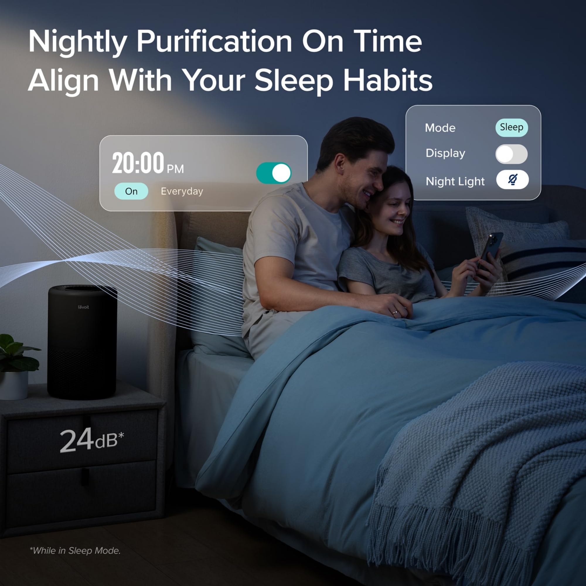 Levoit Air Purifiers for Bedroom Home Pets Dorm Room, Small Air Purifiers