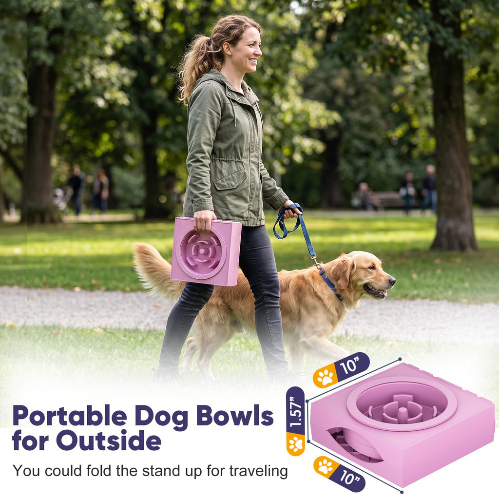 XIAZ Elevated Dog Bowls Large Breed Raised Dogs Bowl Stand Large/Medium Sized Dog Stainless Steel Food Water Bowl Stands 5 Heights Adjustable 9/11/12/14in Black Pet Feeder Dish Station
