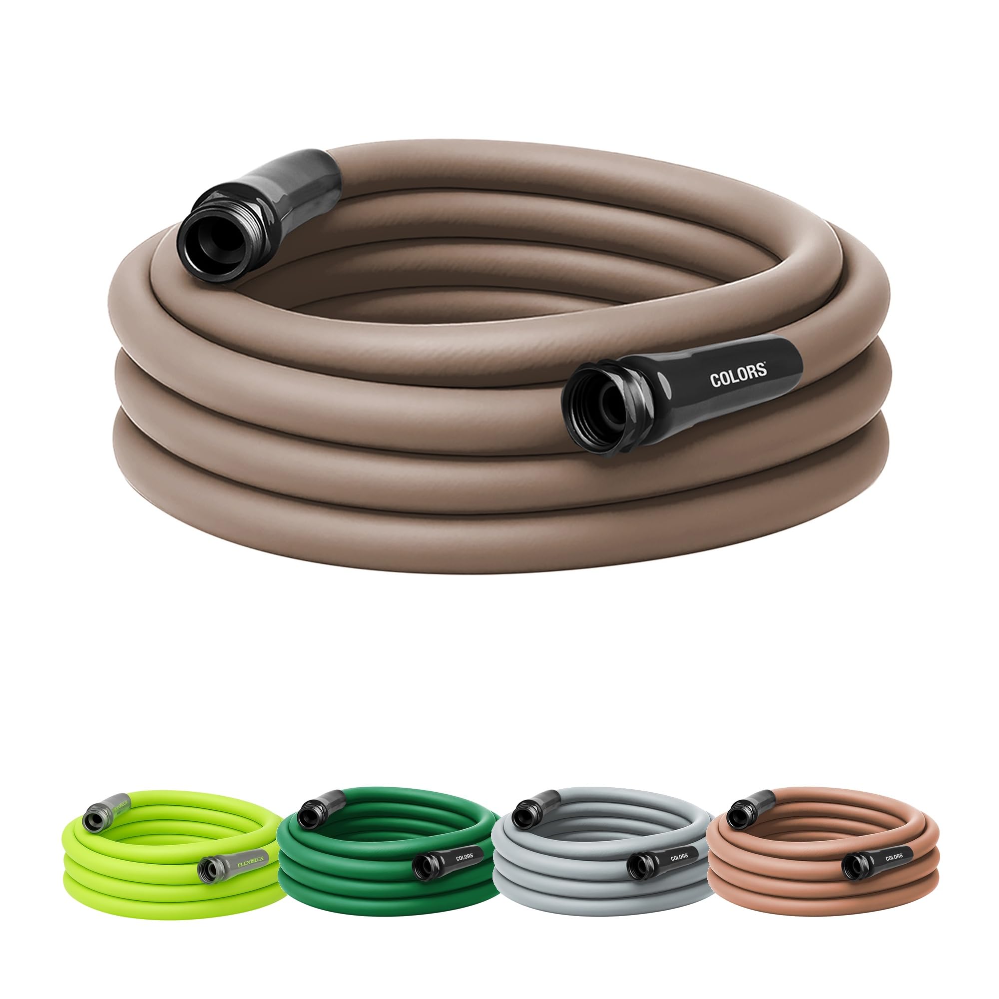 Flexzilla Garden Hose 5/8 in. x 100 ft., Lightweight All-Weather Water Hose, Durable and Flexible, Leak-Free Connections