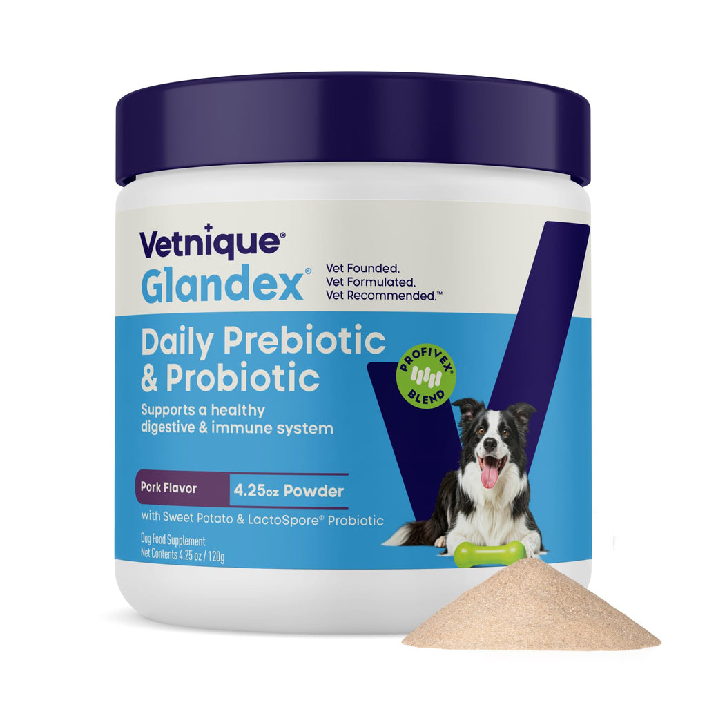 Vetnique Glandex Probiotics for Dogs Chews 30ct, Prebiotics & Enzymes