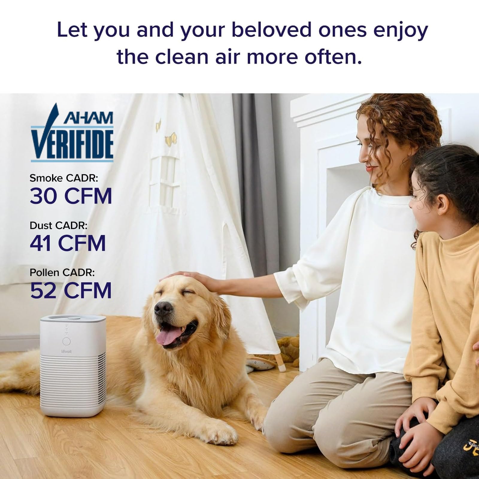 Levoit Air Purifiers for Bedroom Home Pets Dorm Room, Small Air Purifiers