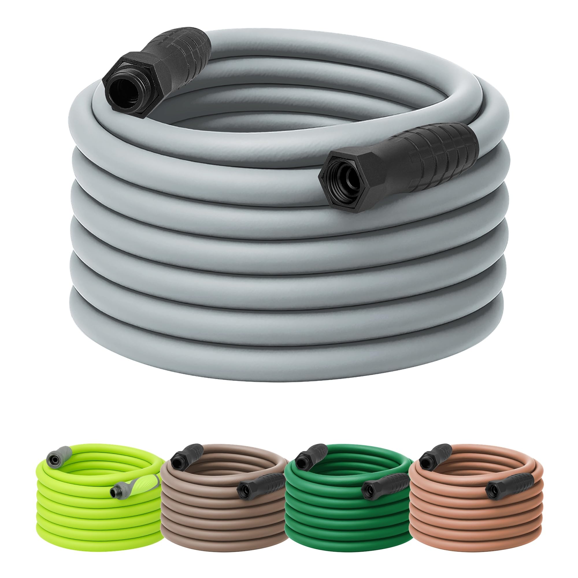 Flexzilla Garden Hose 5/8 in. x 100 ft., Lightweight All-Weather Water Hose, Durable and Flexible, Leak-Free Connections