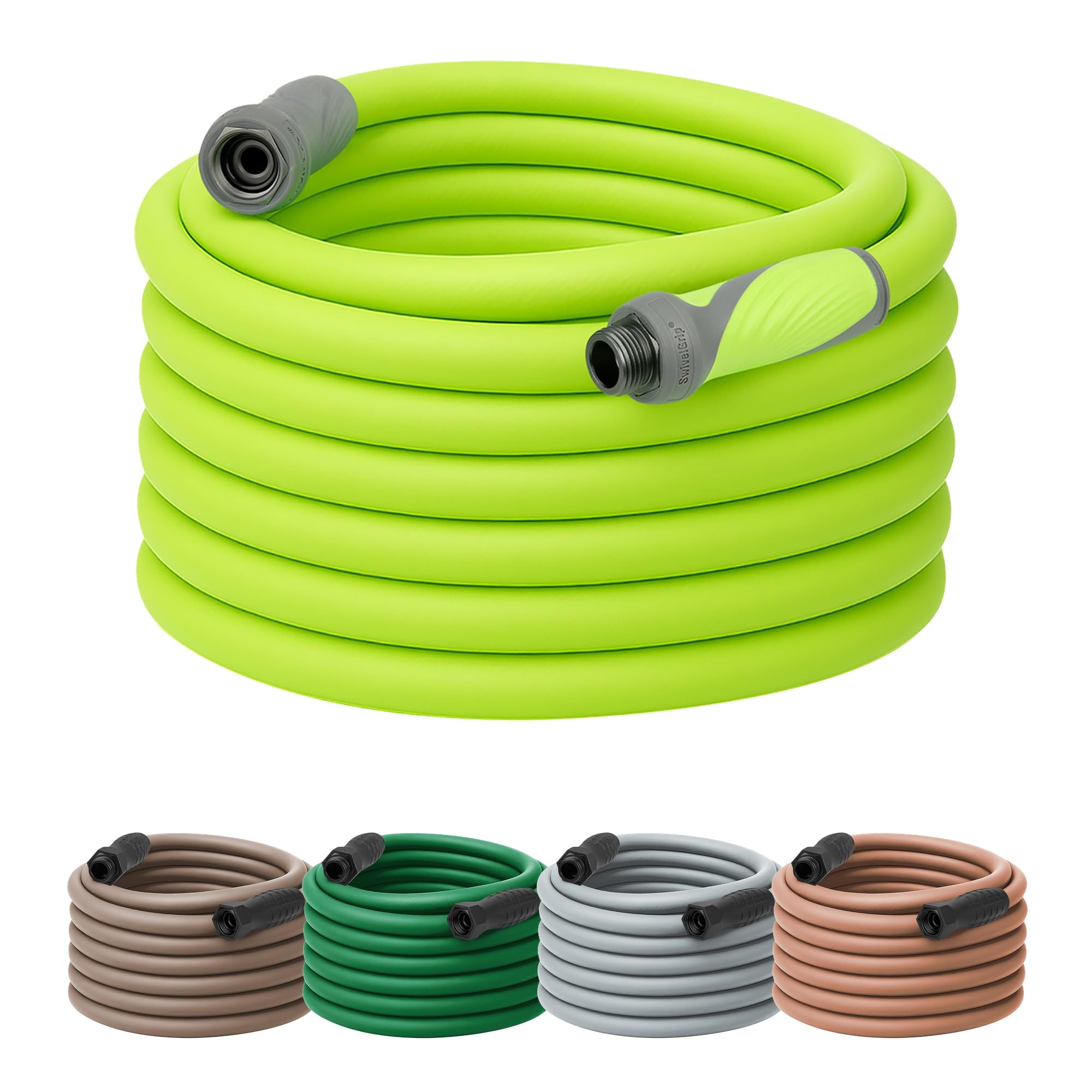 Flexzilla Garden Hose 5/8 in. x 100 ft., Lightweight All-Weather Water Hose, Durable and Flexible, Leak-Free Connections