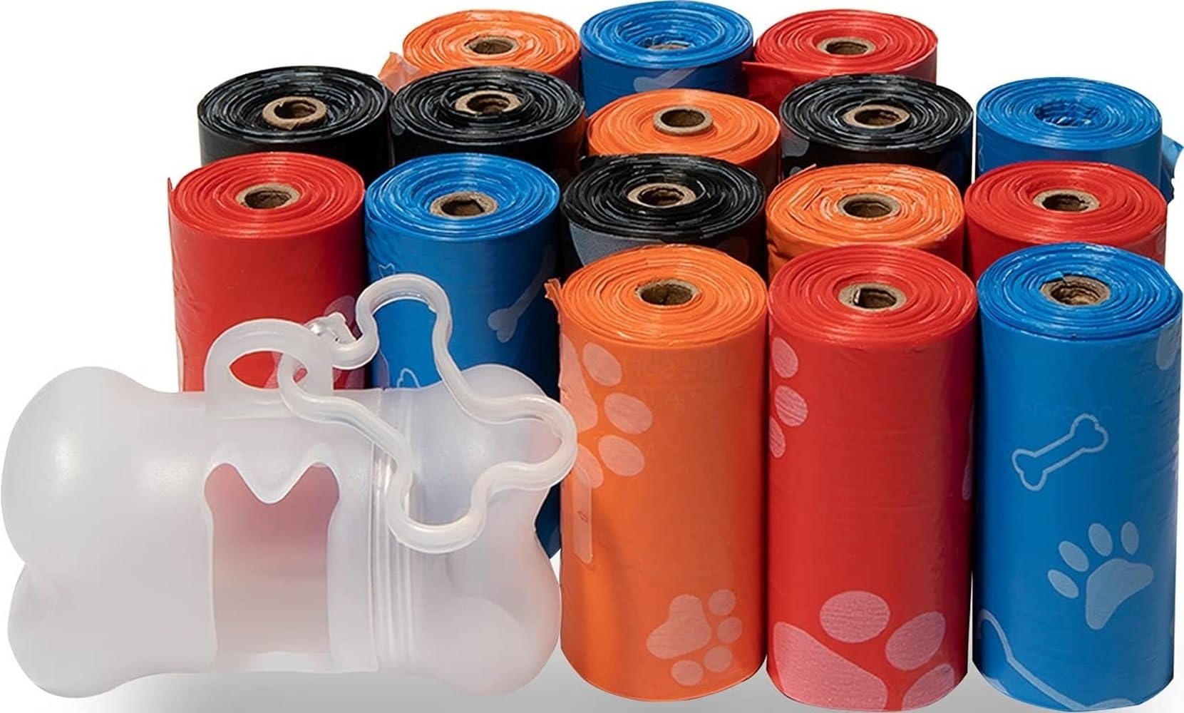 Best Pet Supplies Poop Bags for Dogs - Assorted Colors, 150 Count