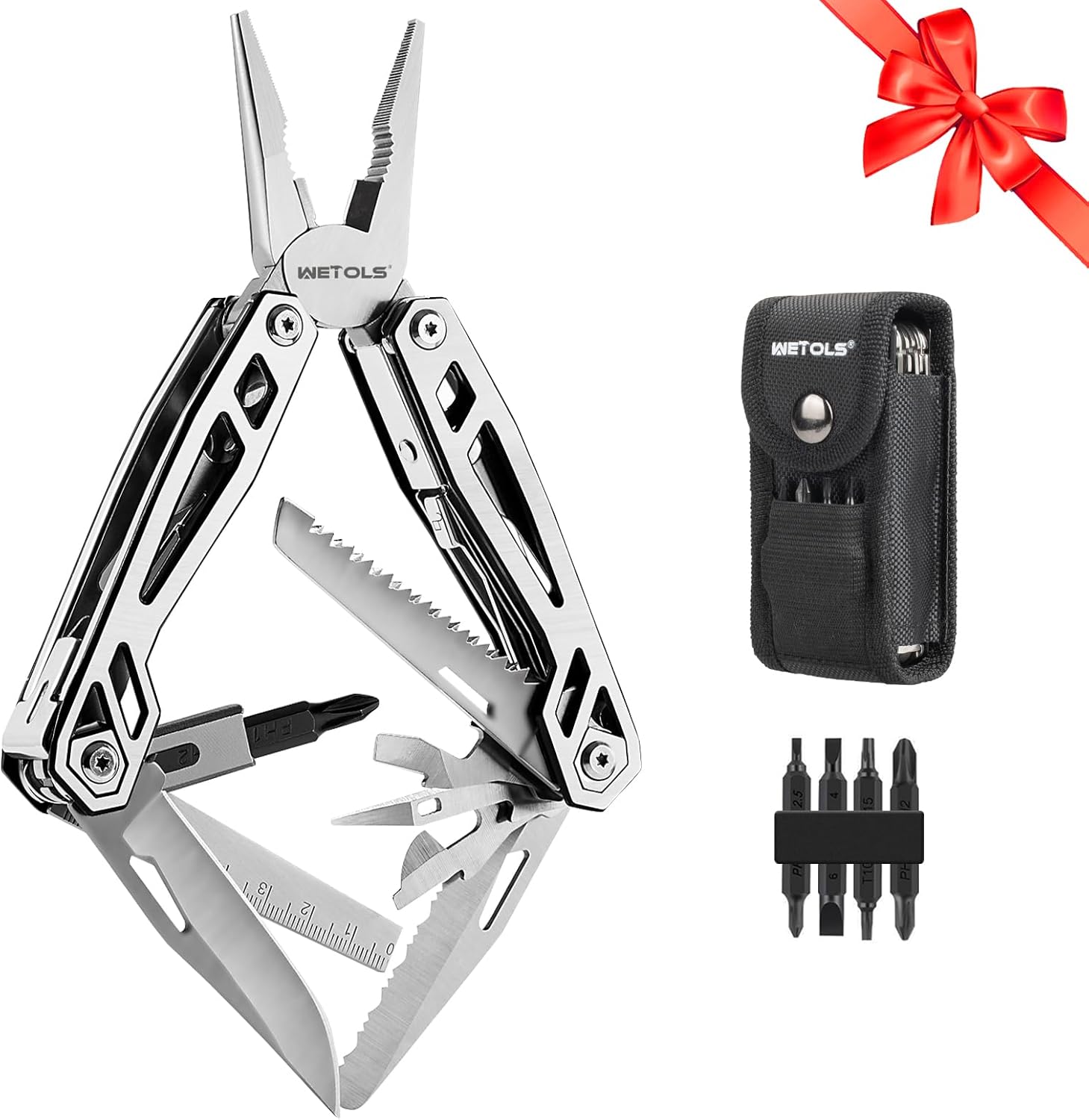 Multitool with Pocket Knife, Birthday Gifts for Men Women Mom Dad
