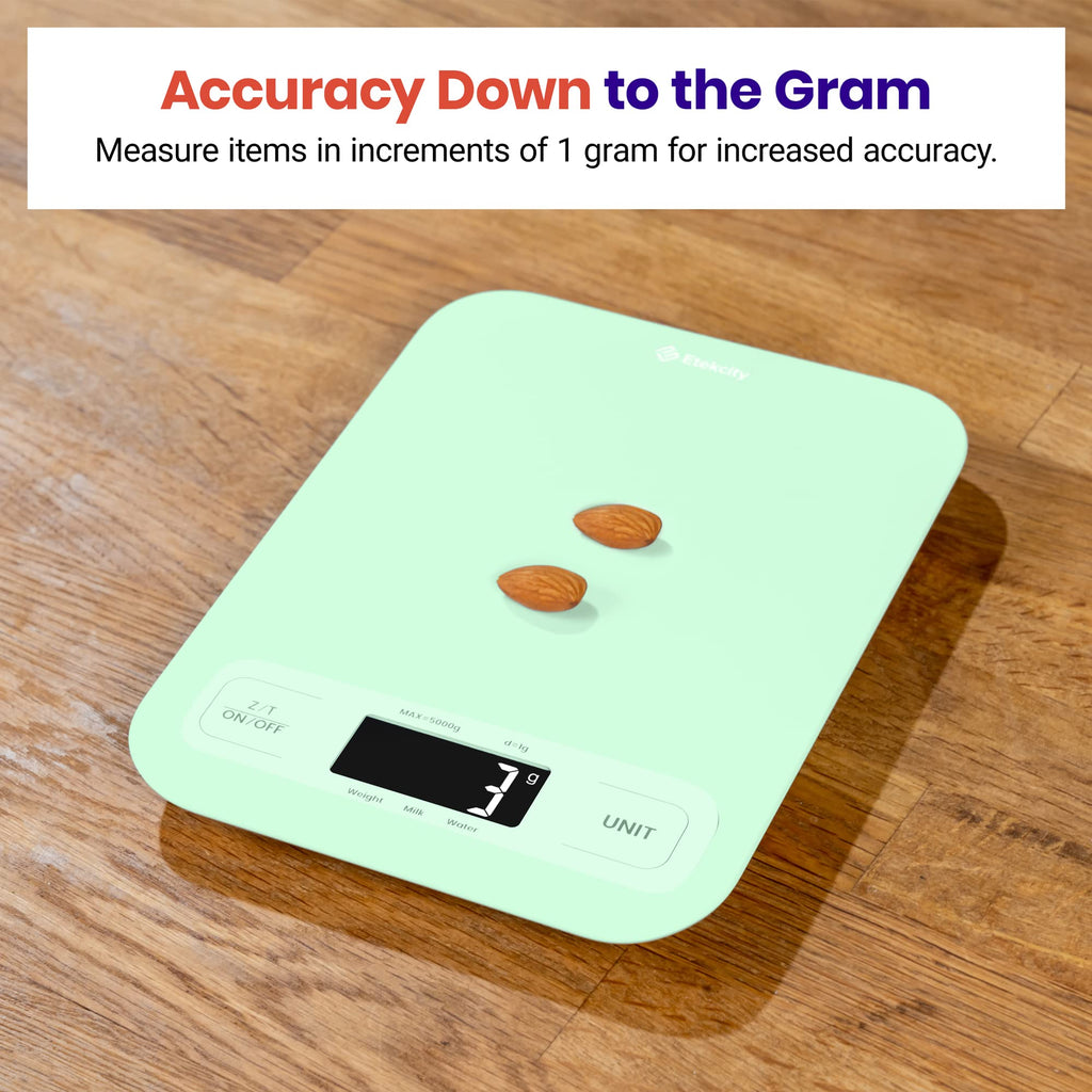 Etekcity Food Kitchen Scale, Digital Grams and Ounces, 11lb