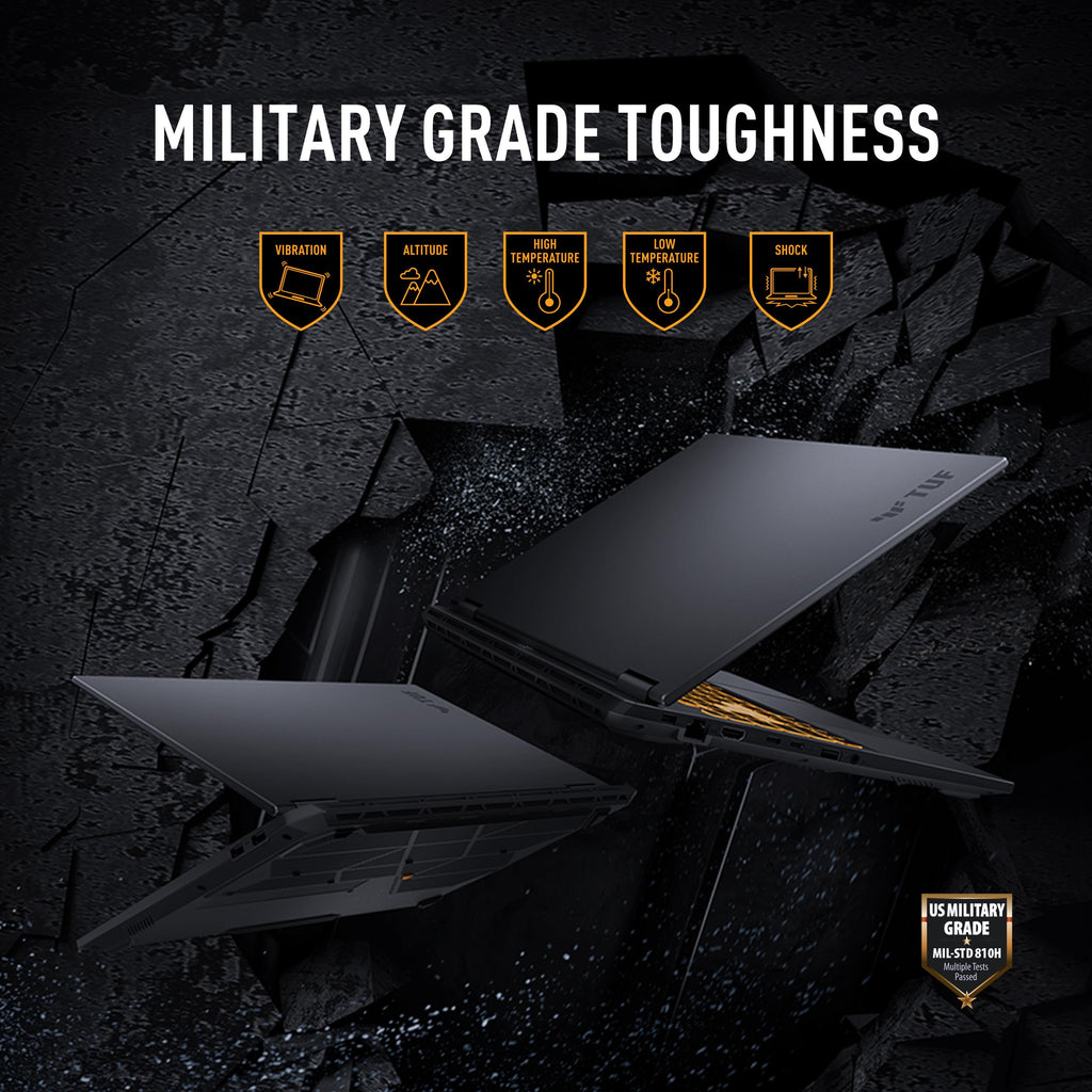 ASUS TUF Gaming F16 (2024) Gaming Laptop, 16” FHD+ 144Hz IPS-Level 16:10 Display, Intel® Core™ 5 210H Processor, NVIDIA® GeForce RTX™ 4050, 8GB DDR5, 512GB PCIe Gen4 SSD, Wi-Fi 6, Windows 11 Home