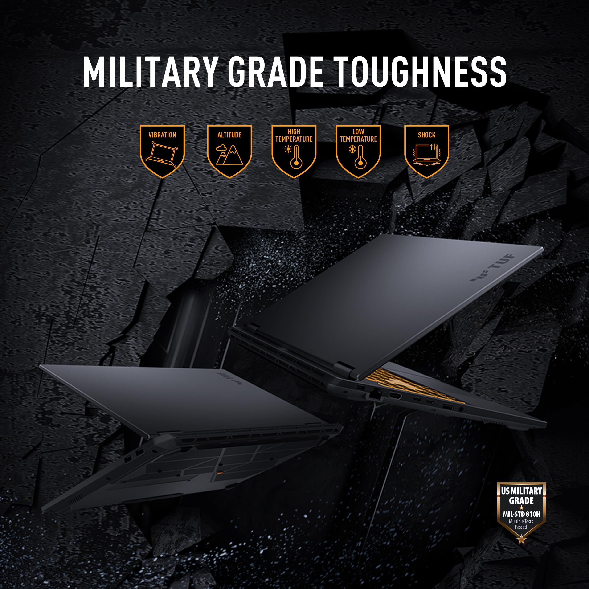 ASUS TUF Gaming F16 (2024) Gaming Laptop, 16” FHD+ 144Hz IPS-Level 16:10 Display, Intel® Core™ 5 210H Processor, NVIDIA® GeForce RTX™ 4050, 8GB DDR5, 512GB PCIe Gen4 SSD, Wi-Fi 6, Windows 11 Home