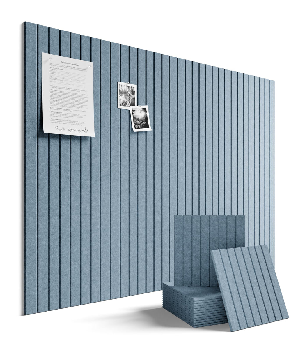 Fluxynara 48" x 36" Large Felt Bulletin Board, Oatmeal