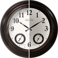 Presentime 24 inch Large Illuminated Waterproof Outdoor Clock