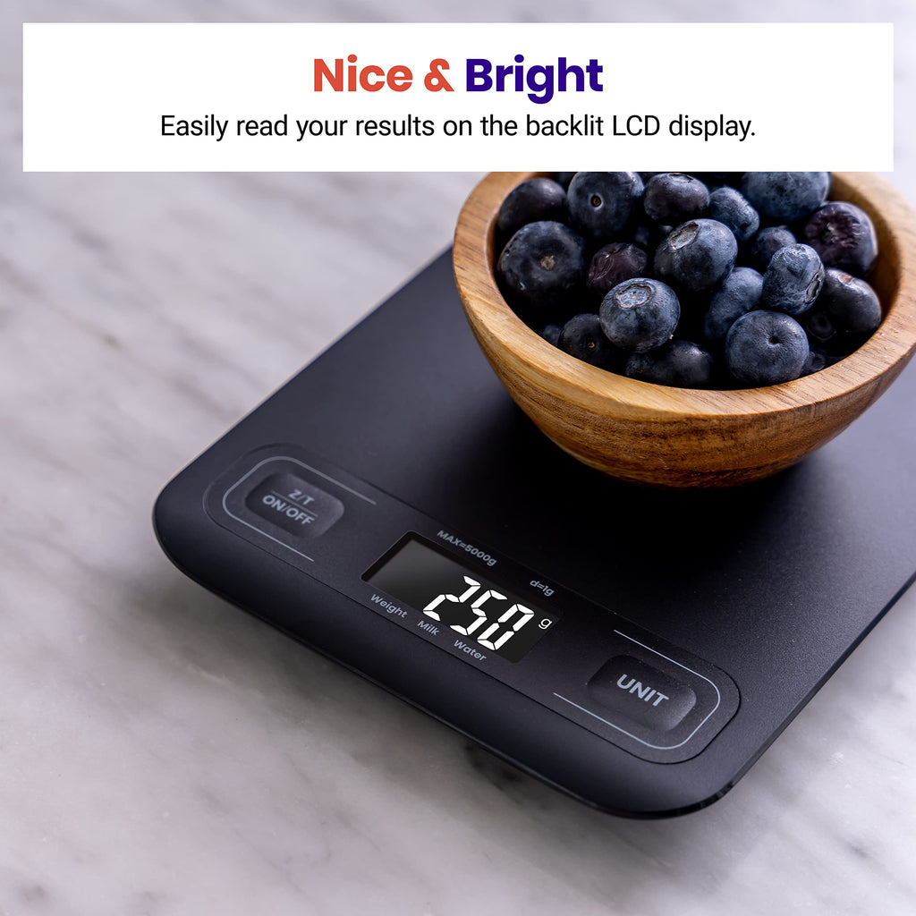 Etekcity Food Kitchen Scale, Digital Grams and Ounces, 11lb