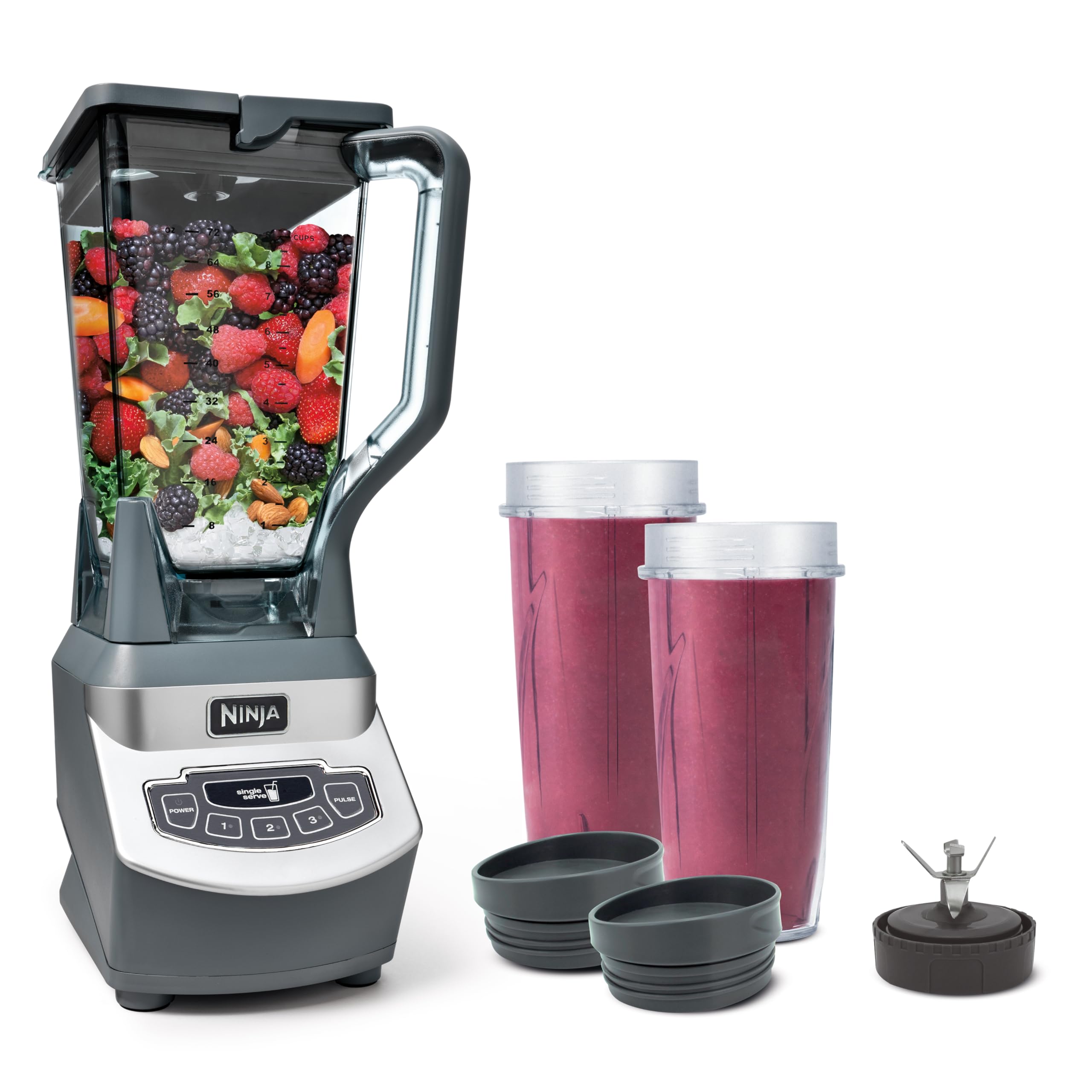 Ninja Mega Kitchen System, 1500W, 72oz Pitcher, 8-Cup, Black, BL770