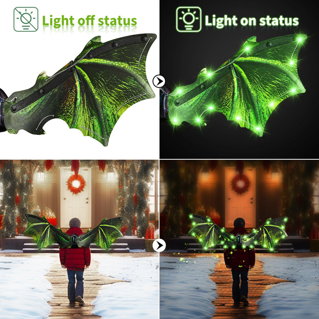 maysida Electric Fairy Wings for Girls, Light Up Moving Butterfly Wings with LED Lights and Music, Toy for Kids as Halloween Valentine Birthday Christmas Party Costume Princess Cosplay Dress Up Gift