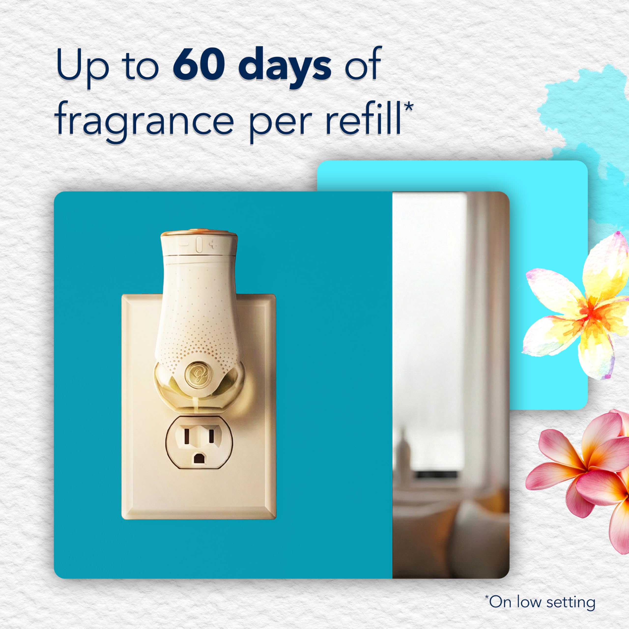 Glade PlugIns Refills Air Freshener, Scented and Essential Oils for Home and Bathroom, Cashmere Woods, 6.7 Fl Oz, 10 Count