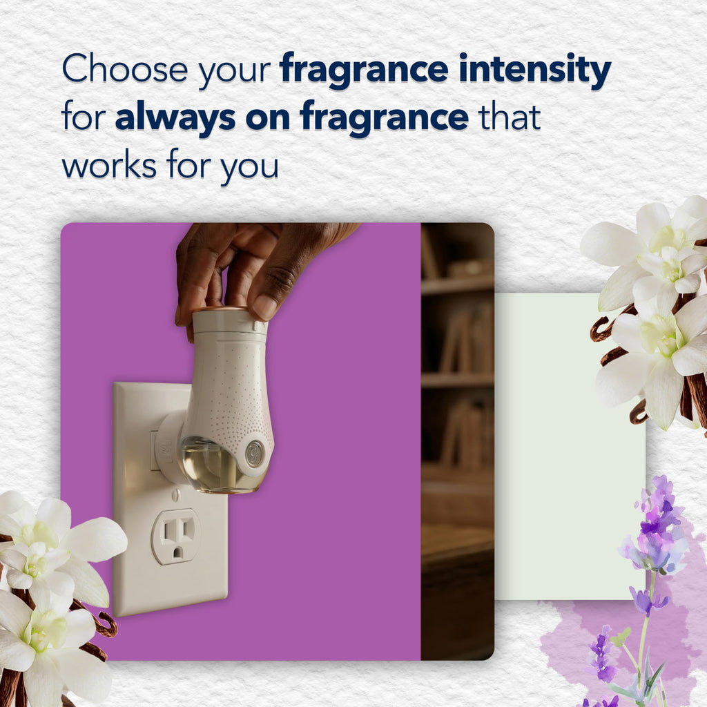 Glade PlugIns Refills Air Freshener, Scented and Essential Oils for Home and Bathroom, Cashmere Woods, 6.7 Fl Oz, 10 Count