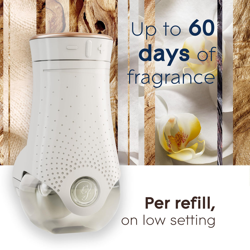 Glade PlugIns Refills Air Freshener, Scented and Essential Oils for Home and Bathroom, Cashmere Woods, 6.7 Fl Oz, 10 Count