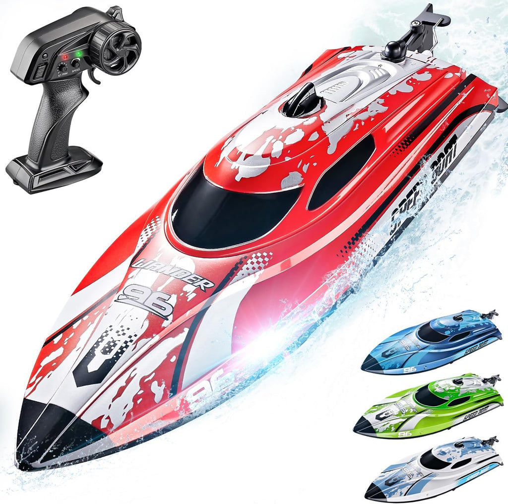 BEZGAR RC Boat TX126-12 Inch Remote Control Boat for Lakes and Pools