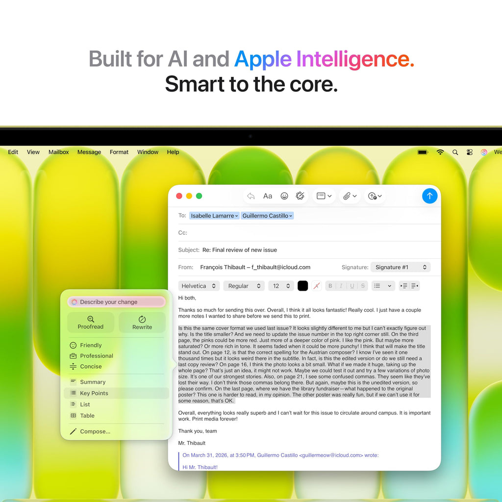 Apple 2026 MacBook Neo 13-inch Laptop with A18 Pro chip: Built for AI and Apple Intelligence, Liquid Retina Display, 8GB Unified Memory, 512GB SSD Storage, 1080p FaceTime HD Camera, Touch ID; Indigo