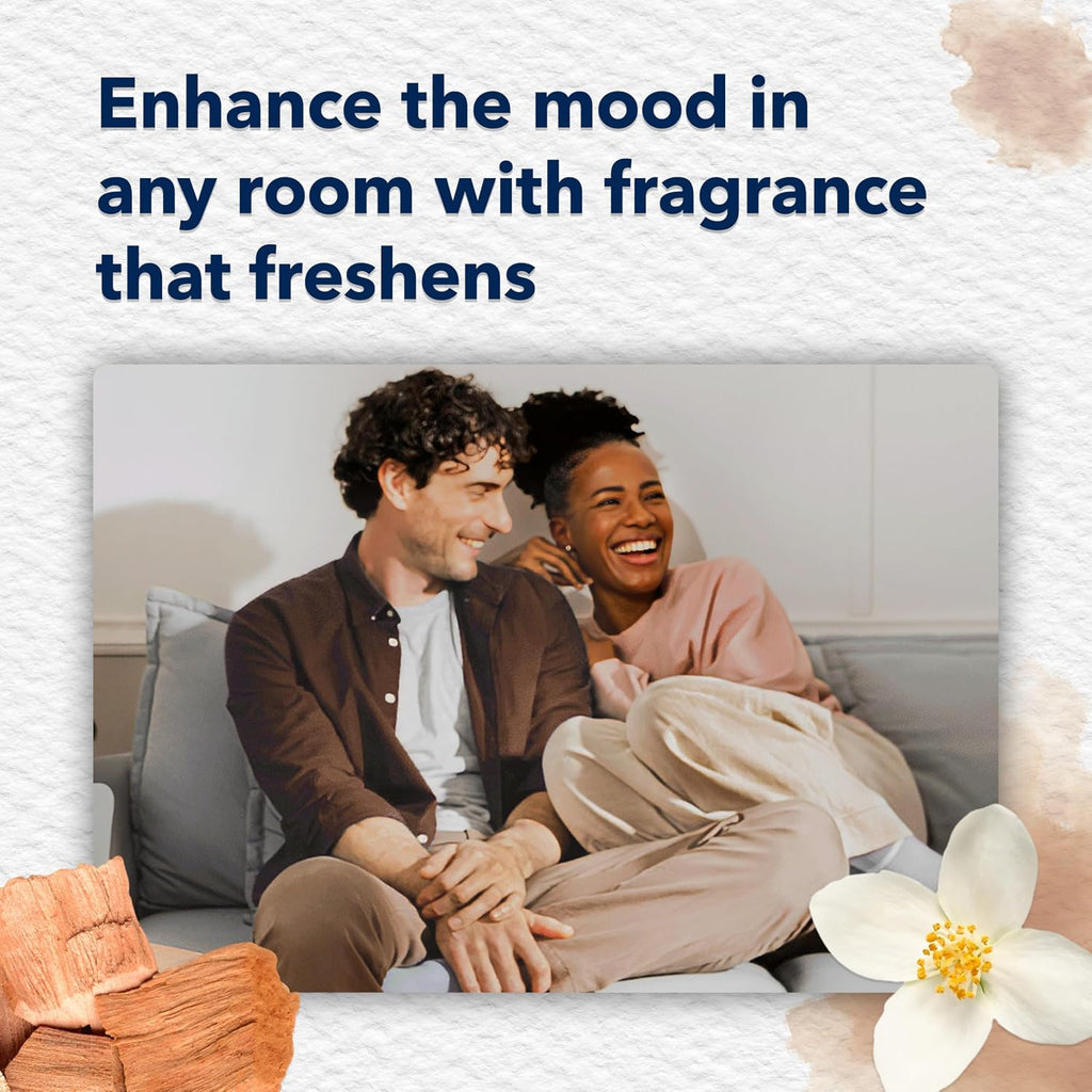 Glade PlugIns Refills Air Freshener, Scented and Essential Oils for Home and Bathroom, Cashmere Woods, 6.7 Fl Oz, 10 Count