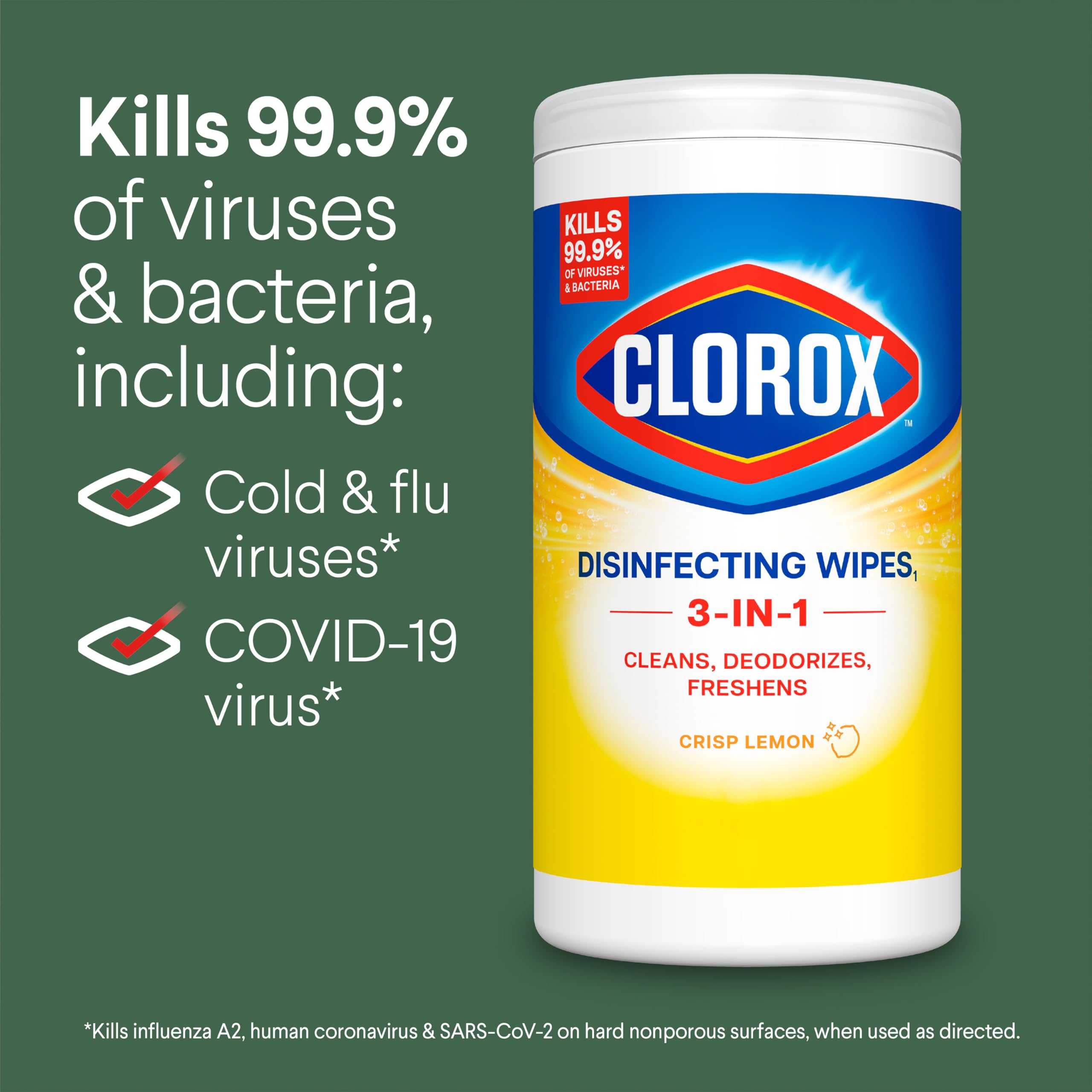 Clorox Disinfecting Wipes Back to School Variety Pack, 75 Count Each, Pack of 3 (Package May Vary)