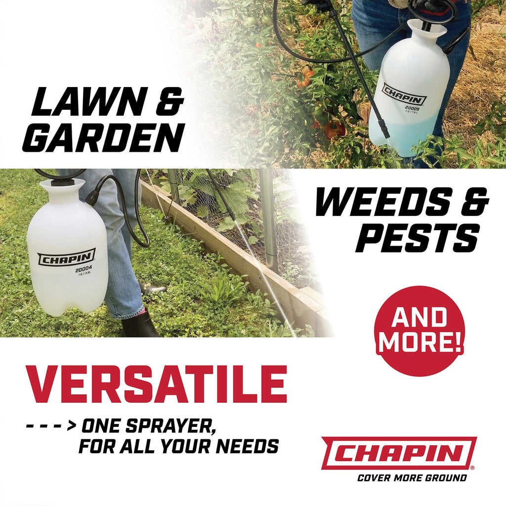 CHAPIN 20004 SureSpray 1-Gallon Pump Sprayer for Lawn, Garden & Weeds