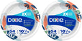 Dixie Medium Paper Plates, 8.5 Inch, 90 Count, 2X Stronger*, Microwave-Safe, Soak-Proof, Cut Resistant, Disposable Plates For Everyday Breakfast, Lunch, & Dinner Meals