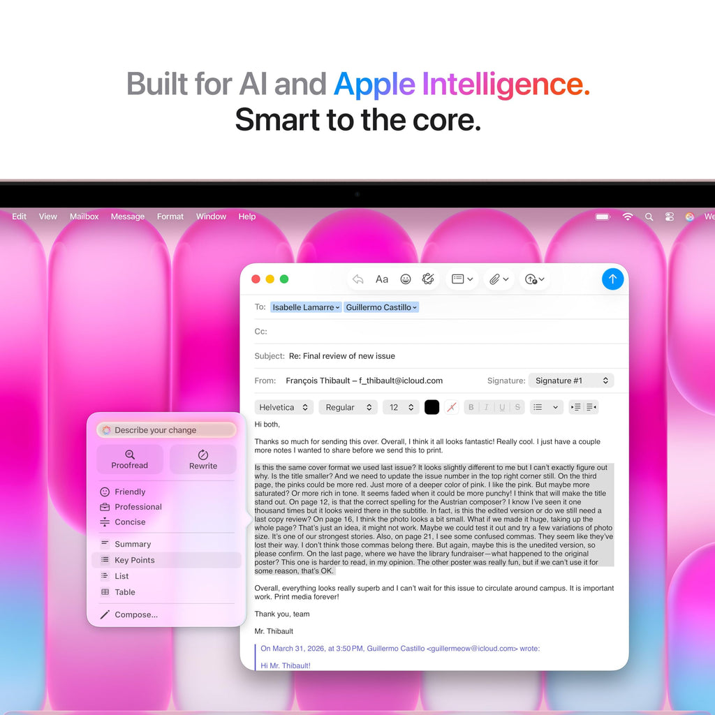 Apple 2026 MacBook Neo 13-inch Laptop with A18 Pro chip: Built for AI and Apple Intelligence, Liquid Retina Display, 8GB Unified Memory, 512GB SSD Storage, 1080p FaceTime HD Camera, Touch ID; Indigo