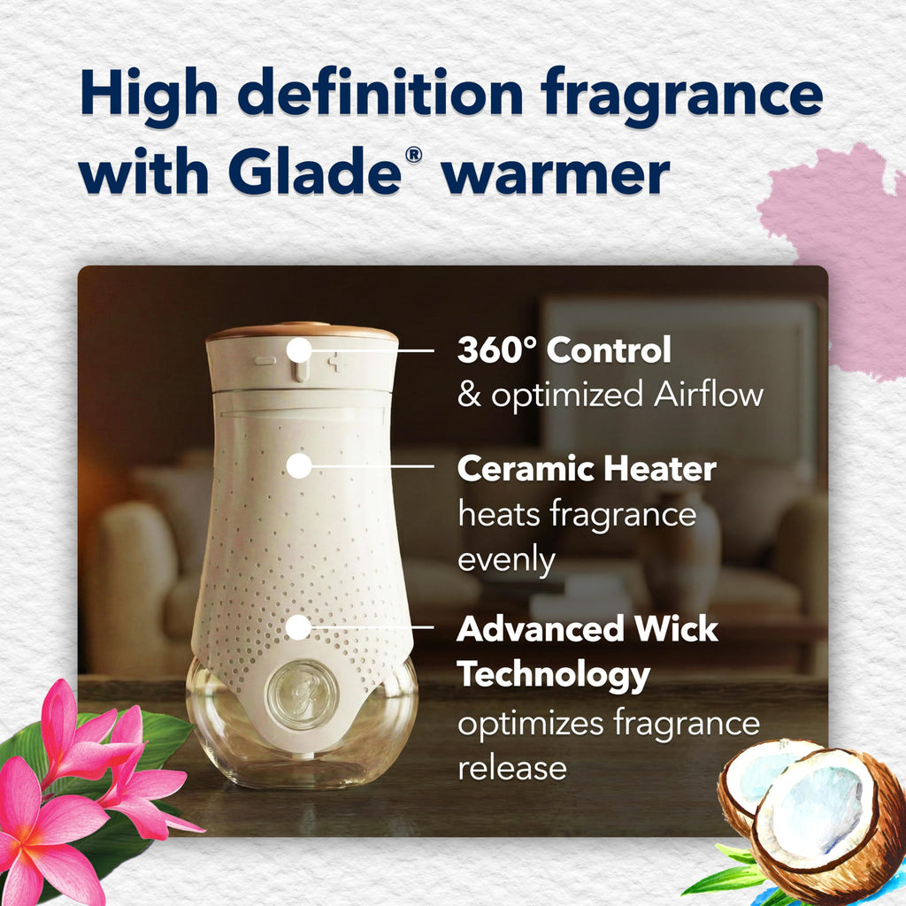 Glade PlugIns Refills Air Freshener, Scented and Essential Oils for Home and Bathroom, Cashmere Woods, 6.7 Fl Oz, 10 Count